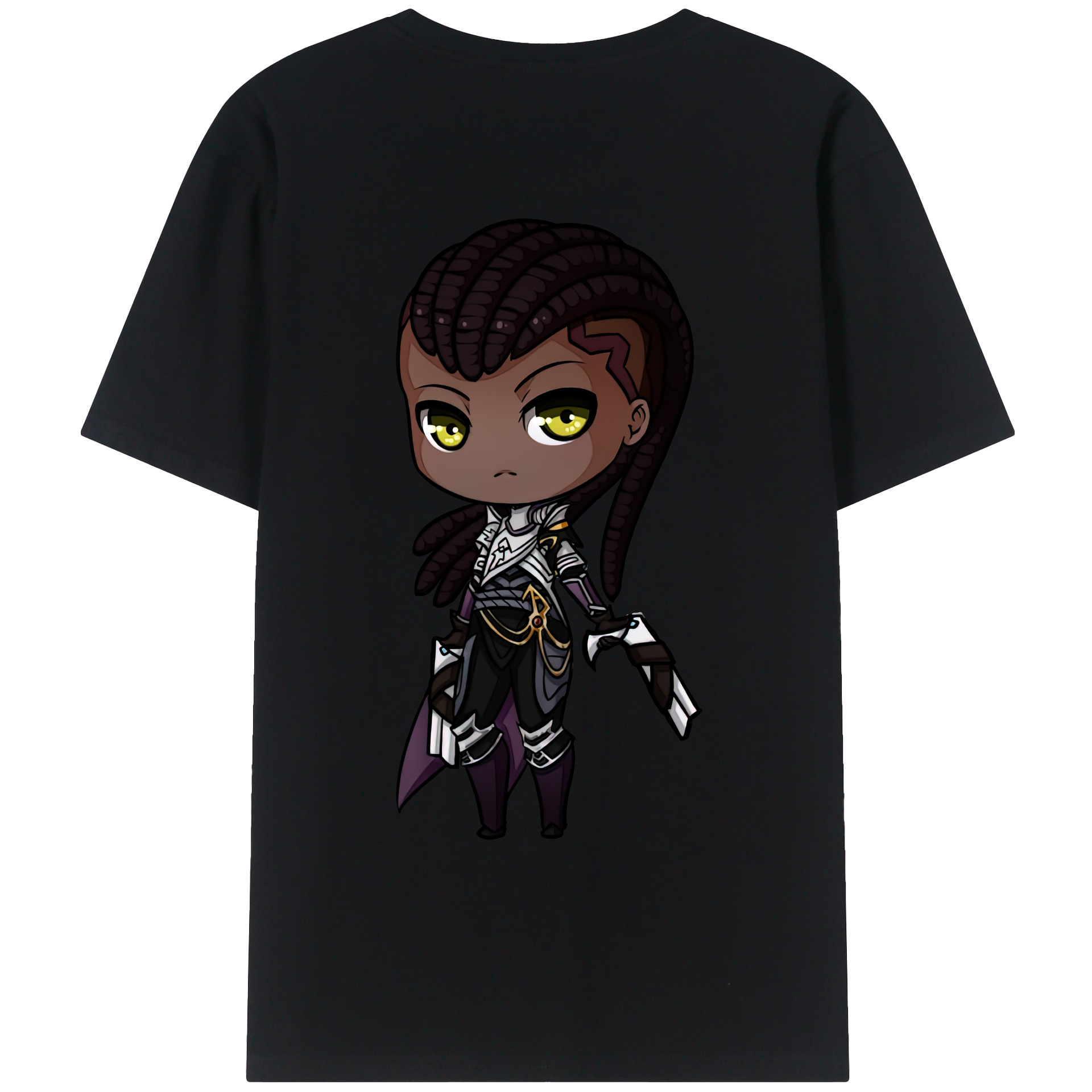 リーグ・オブ・レジェンド League of Legends LOL 綿100％ メンズ半袖Tシャツ（バックプリント） 通気性