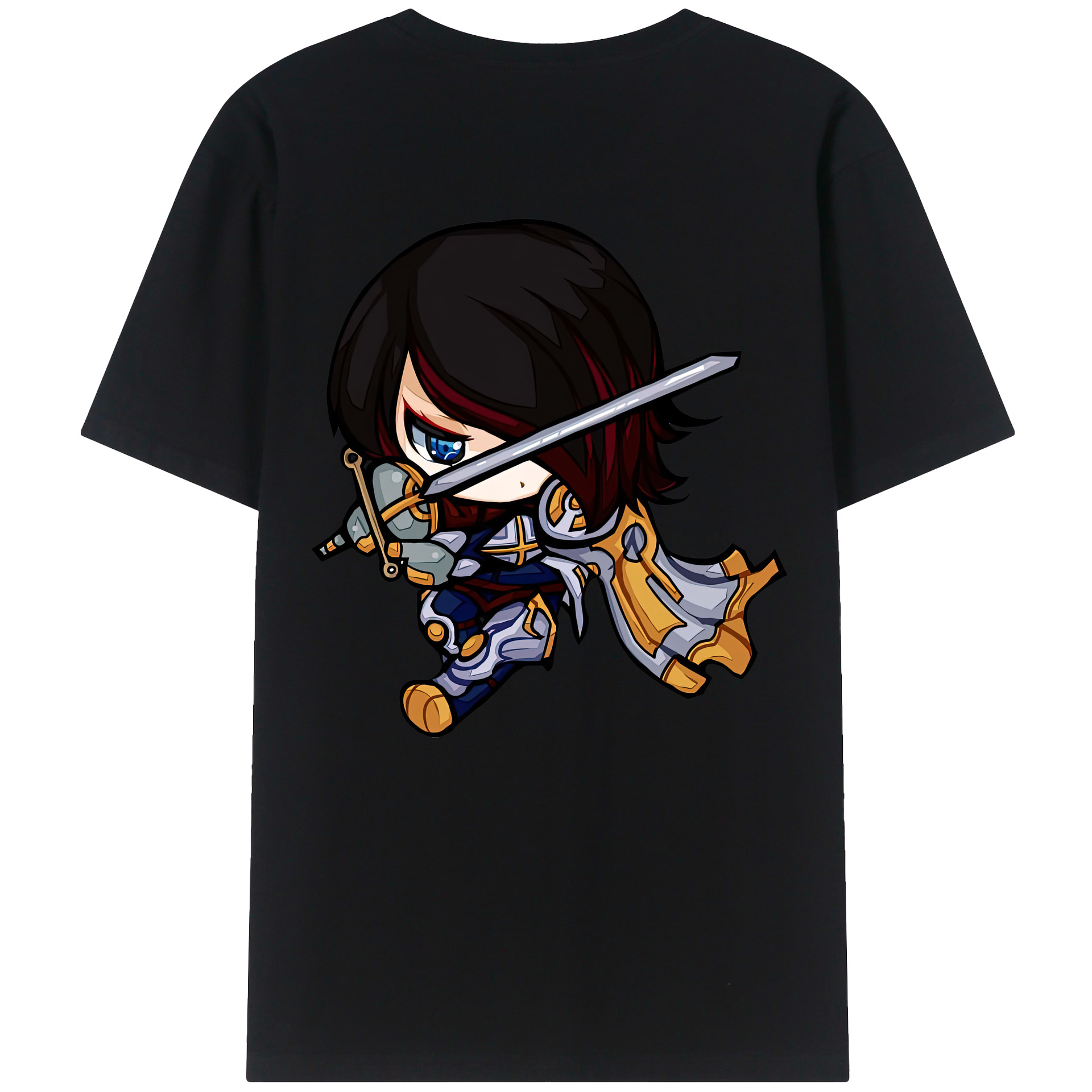 リーグ・オブ・レジェンド League of Legends LOL 綿100％ メンズ半袖Tシャツ（バックプリント） 通気性