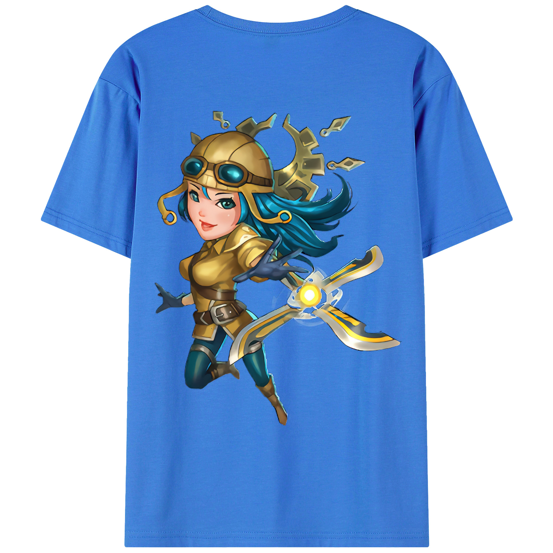 （画像用） リーグ・オブ・レジェンド League of Legends LOL 綿100％ メンズ半袖Tシャツ（バックプリント） 通気性