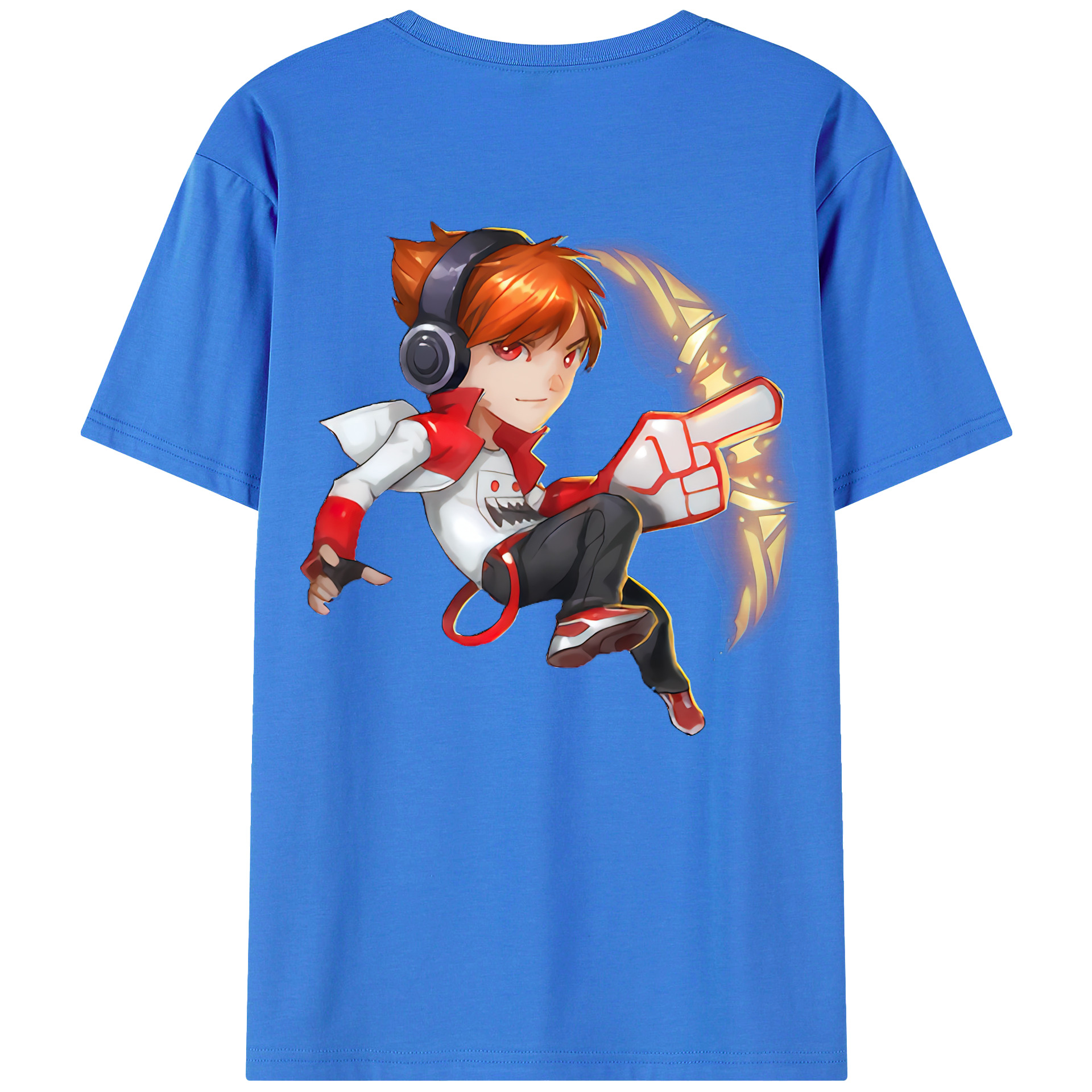 （画像用） リーグ・オブ・レジェンド League of Legends LOL 綿100％ メンズ半袖Tシャツ（バックプリント） 通気性