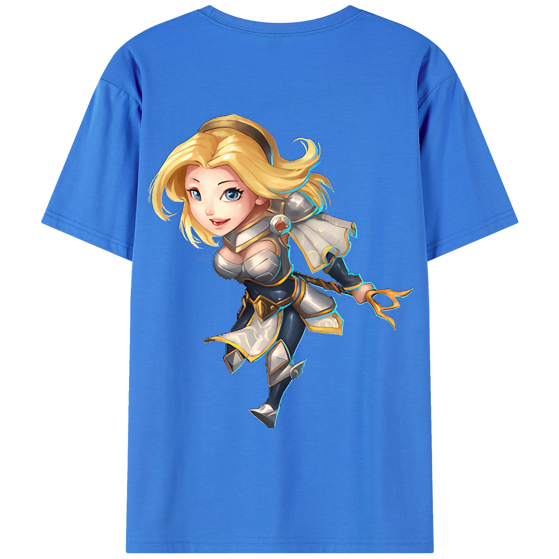 （画像用） リーグ・オブ・レジェンド League of Legends LOL 綿100％ メンズ半袖Tシャツ（バックプリント） 通気性