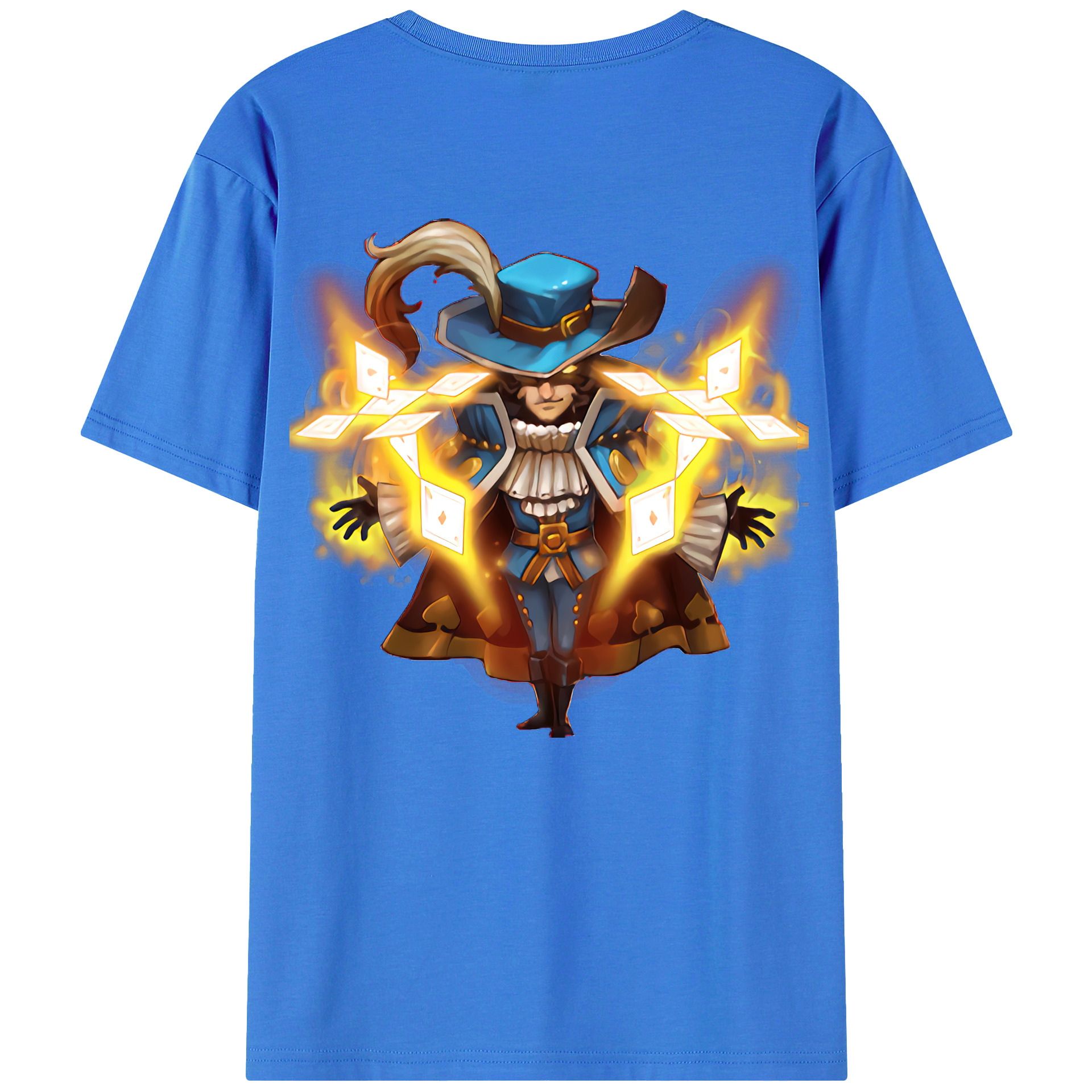 （画像用） リーグ・オブ・レジェンド League of Legends LOL 綿100％ メンズ半袖Tシャツ（バックプリント） 通気性