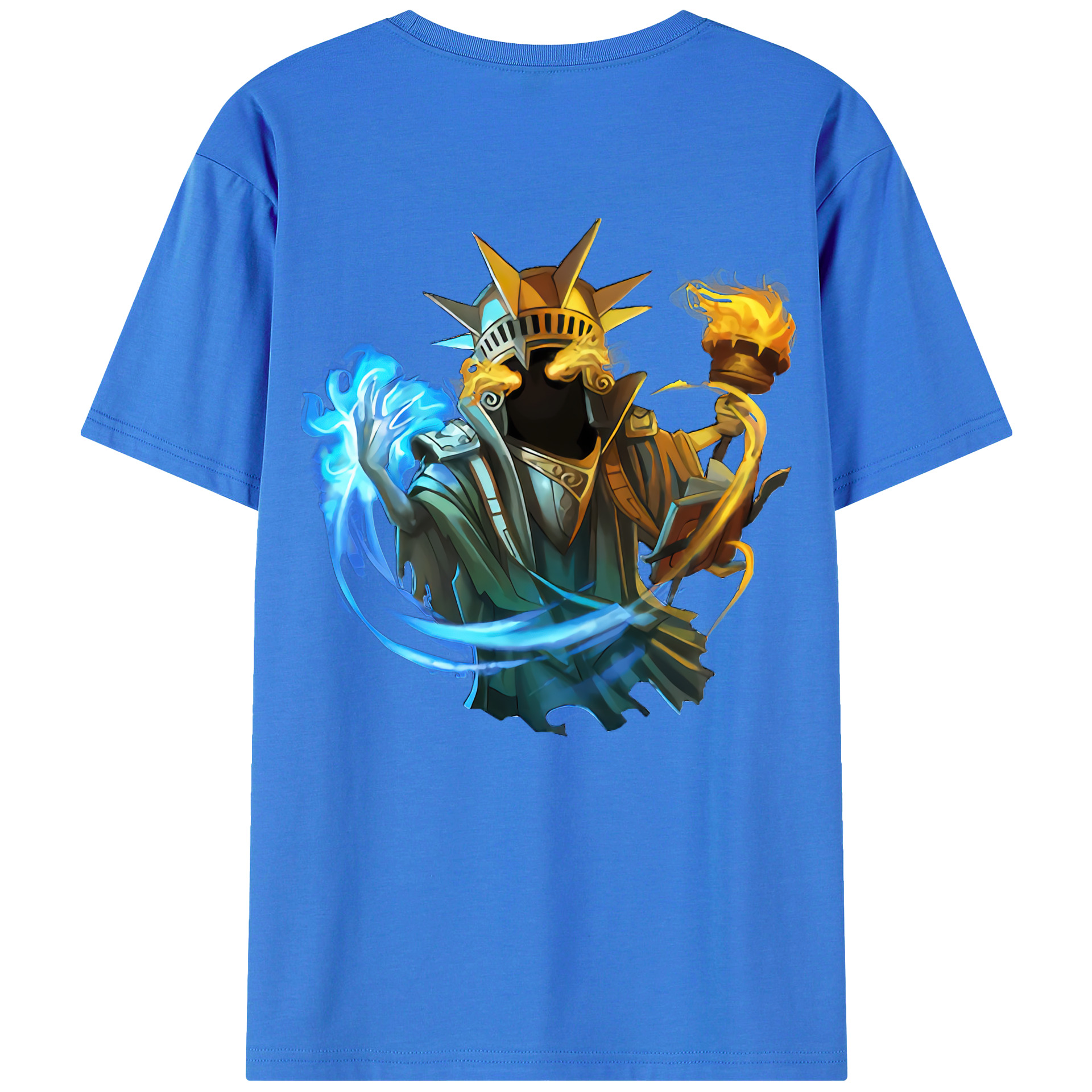 （画像用） リーグ・オブ・レジェンド League of Legends LOL 綿100％ メンズ半袖Tシャツ（バックプリント） 通気性