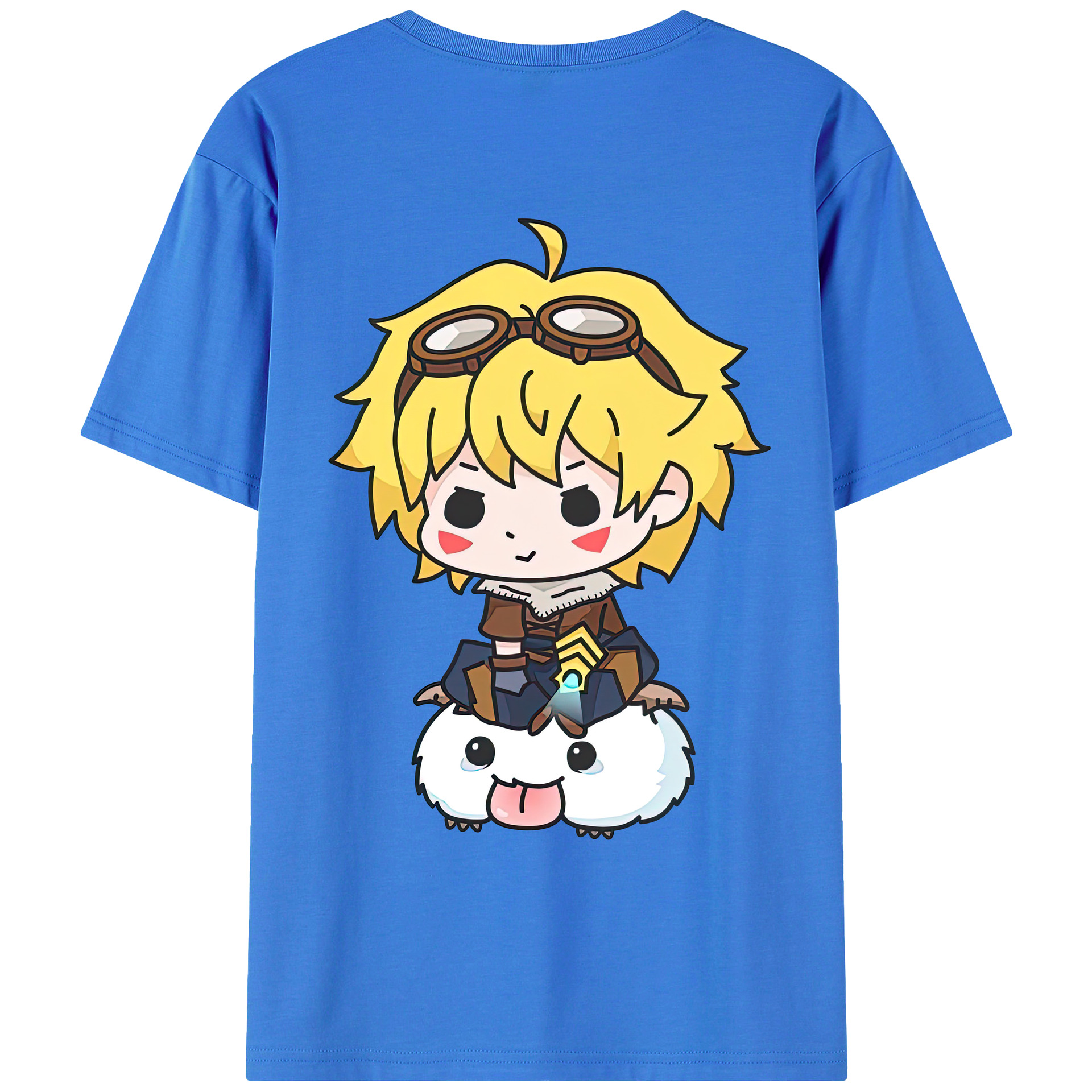 リーグ・オブ・レジェンド League of Legends LOL 綿100％ メンズ半袖Tシャツ（バックプリント） 通気性