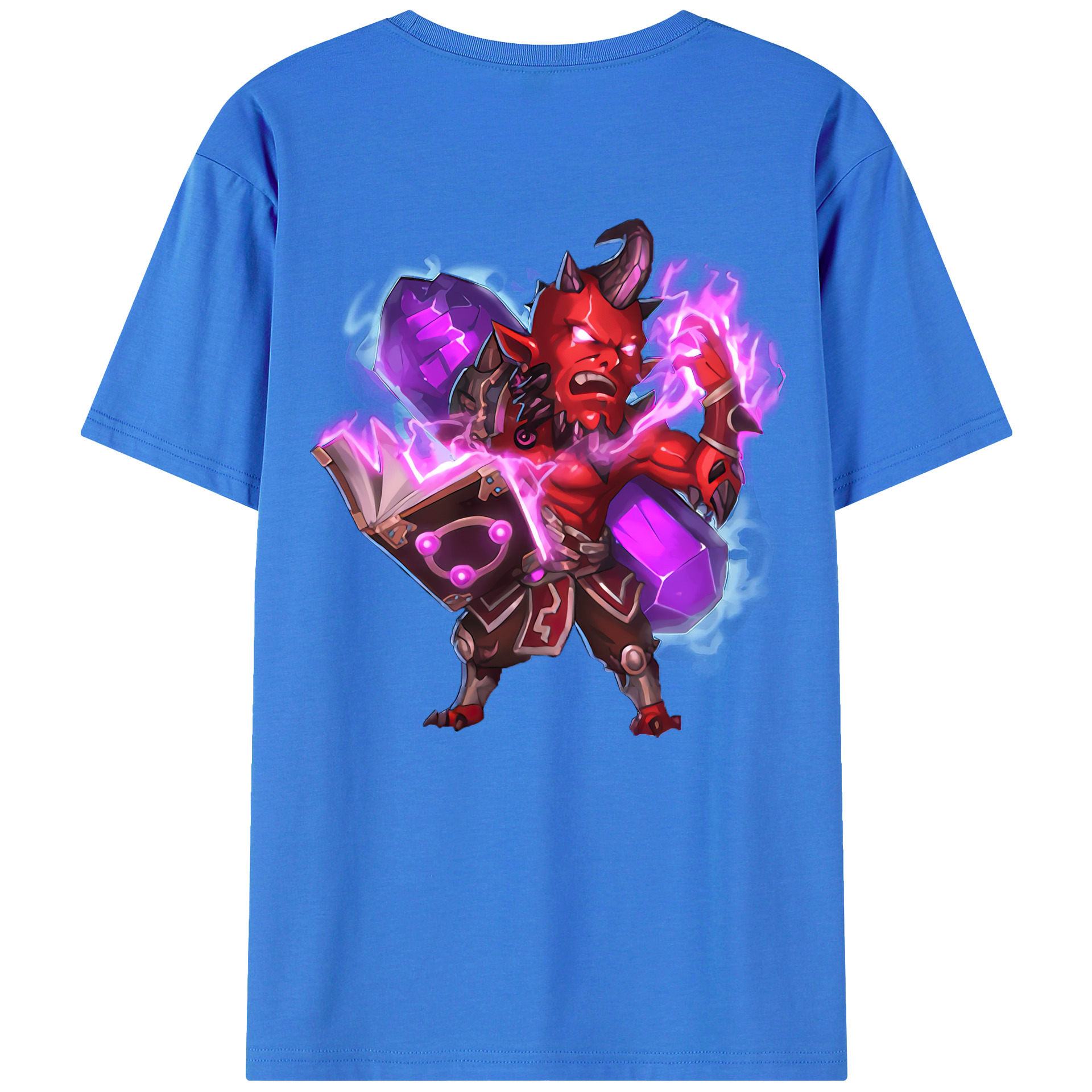 （画像用） リーグ・オブ・レジェンド League of Legends LOL 綿100％ メンズ半袖Tシャツ（バックプリント） 通気性