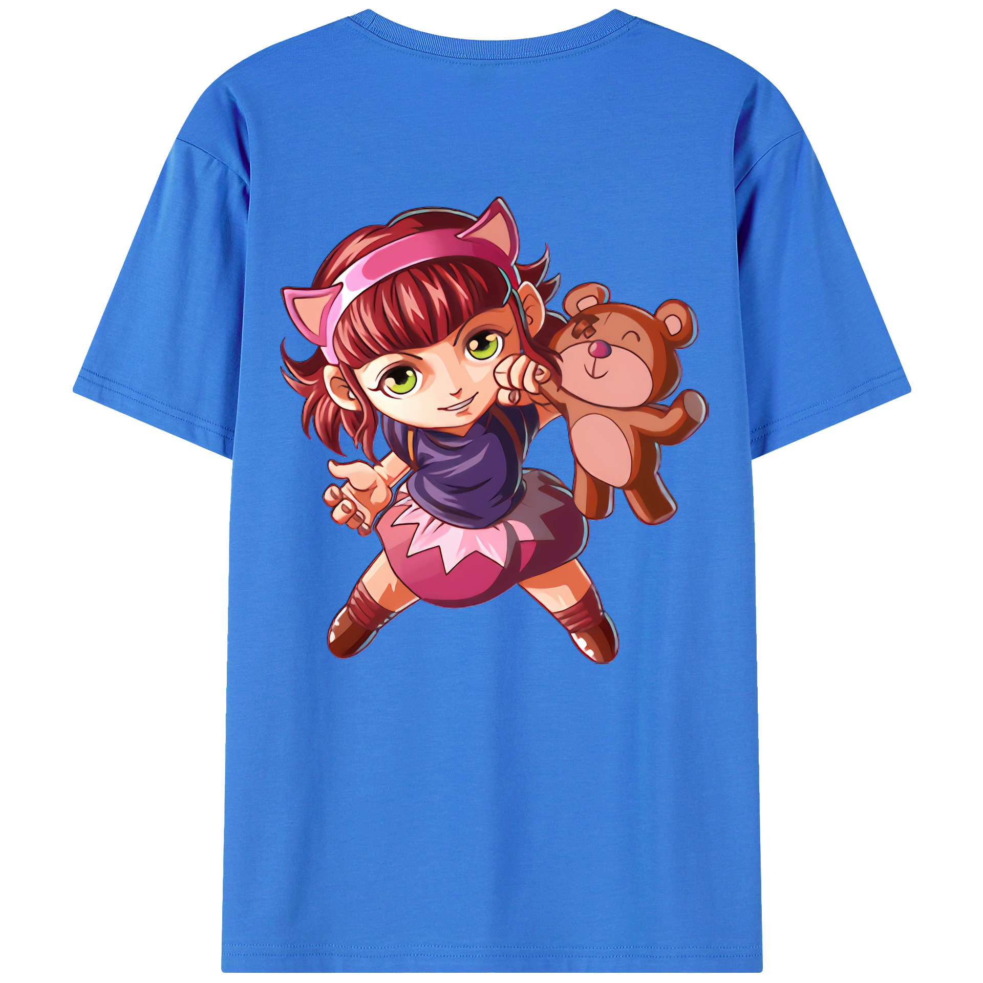 （画像用） リーグ・オブ・レジェンド League of Legends LOL 綿100％ メンズ半袖Tシャツ（バックプリント） 通気性