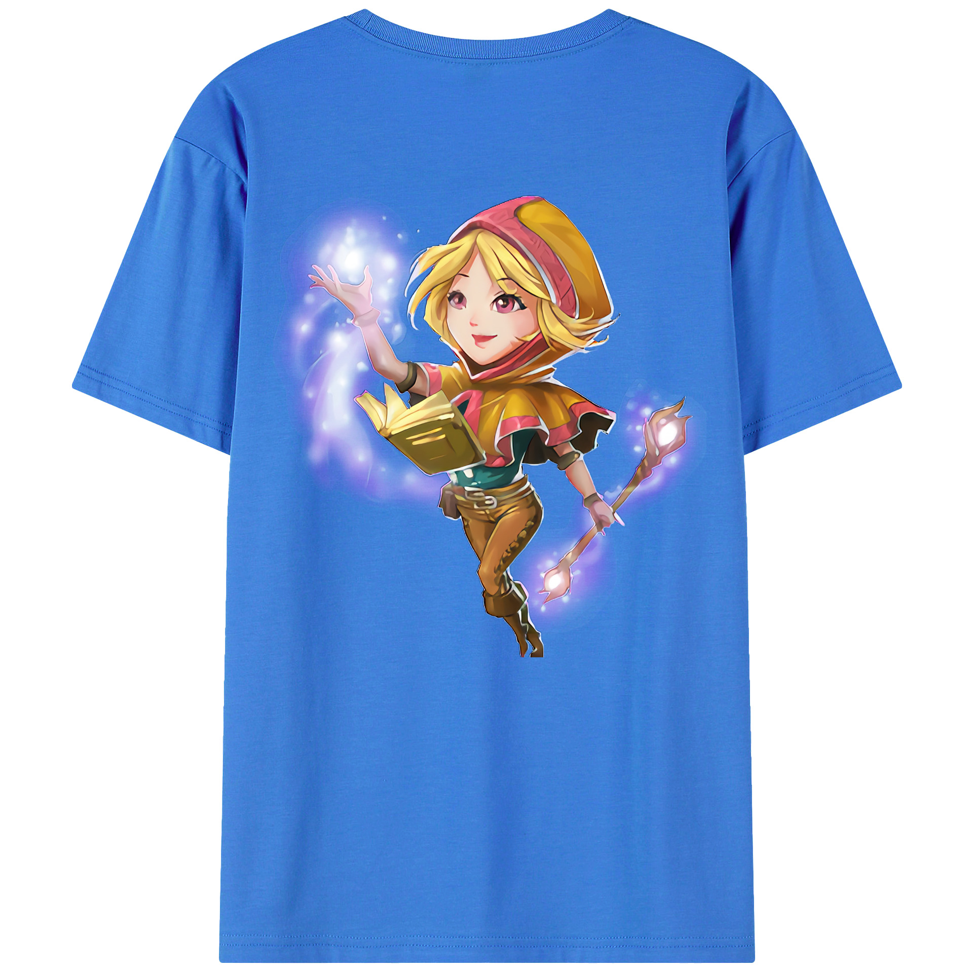 （画像用） リーグ・オブ・レジェンド League of Legends LOL 綿100％ メンズ半袖Tシャツ（バックプリント） 通気性