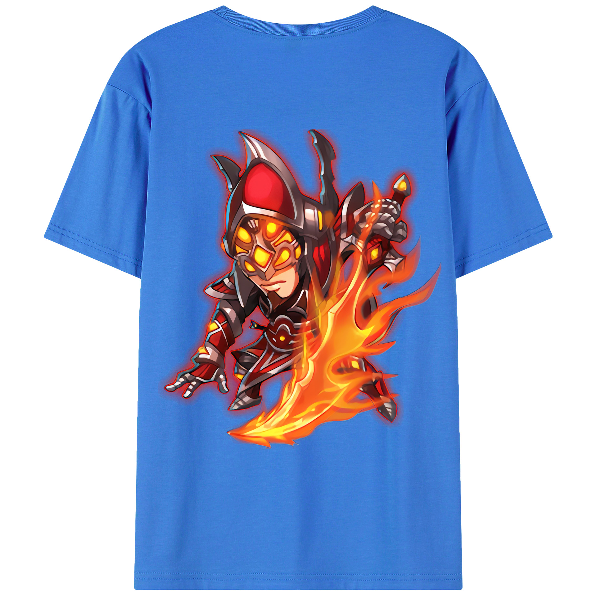 （画像用） リーグ・オブ・レジェンド League of Legends LOL 綿100％ メンズ半袖Tシャツ（バックプリント） 通気性