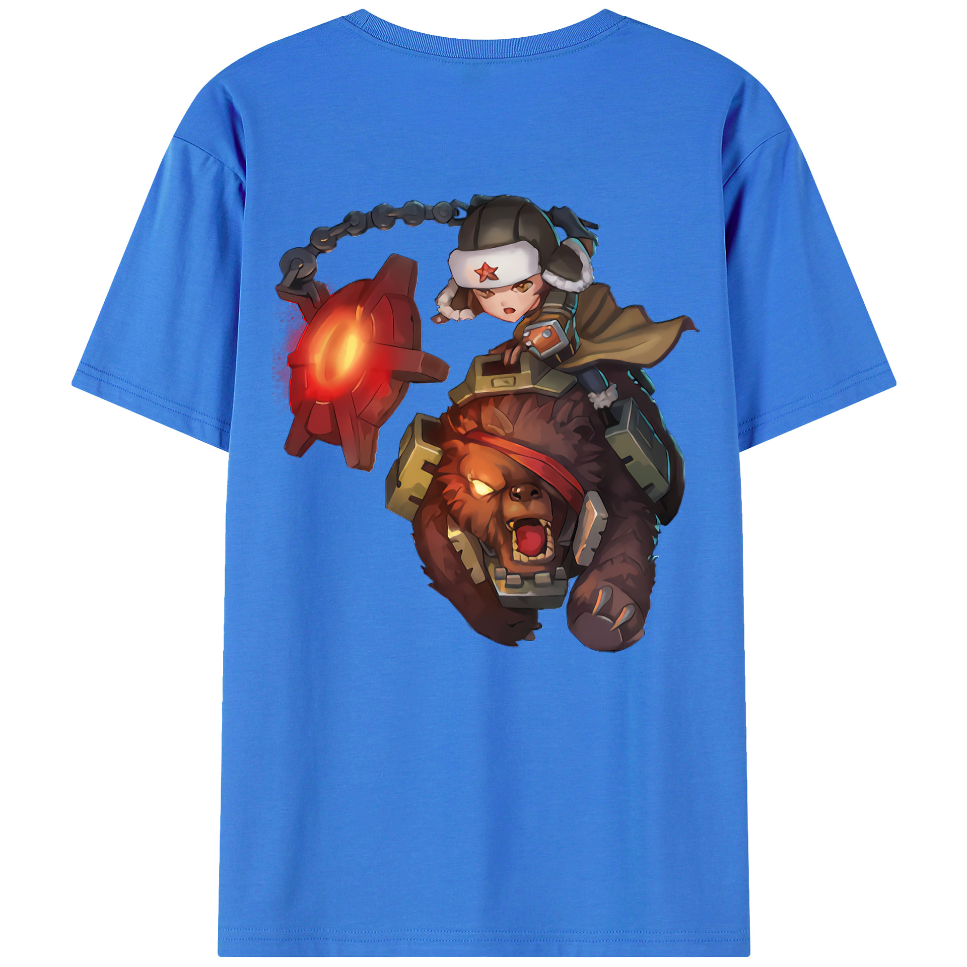 （画像用） リーグ・オブ・レジェンド League of Legends LOL 綿100％ メンズ半袖Tシャツ（バックプリント） 通気性