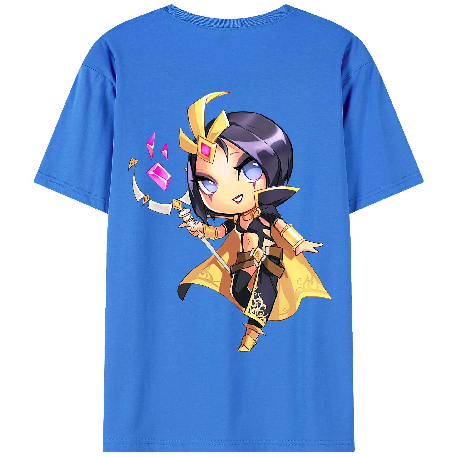 （画像用） リーグ・オブ・レジェンド League of Legends LOL 綿100％ メンズ半袖Tシャツ（バックプリント） 通気性