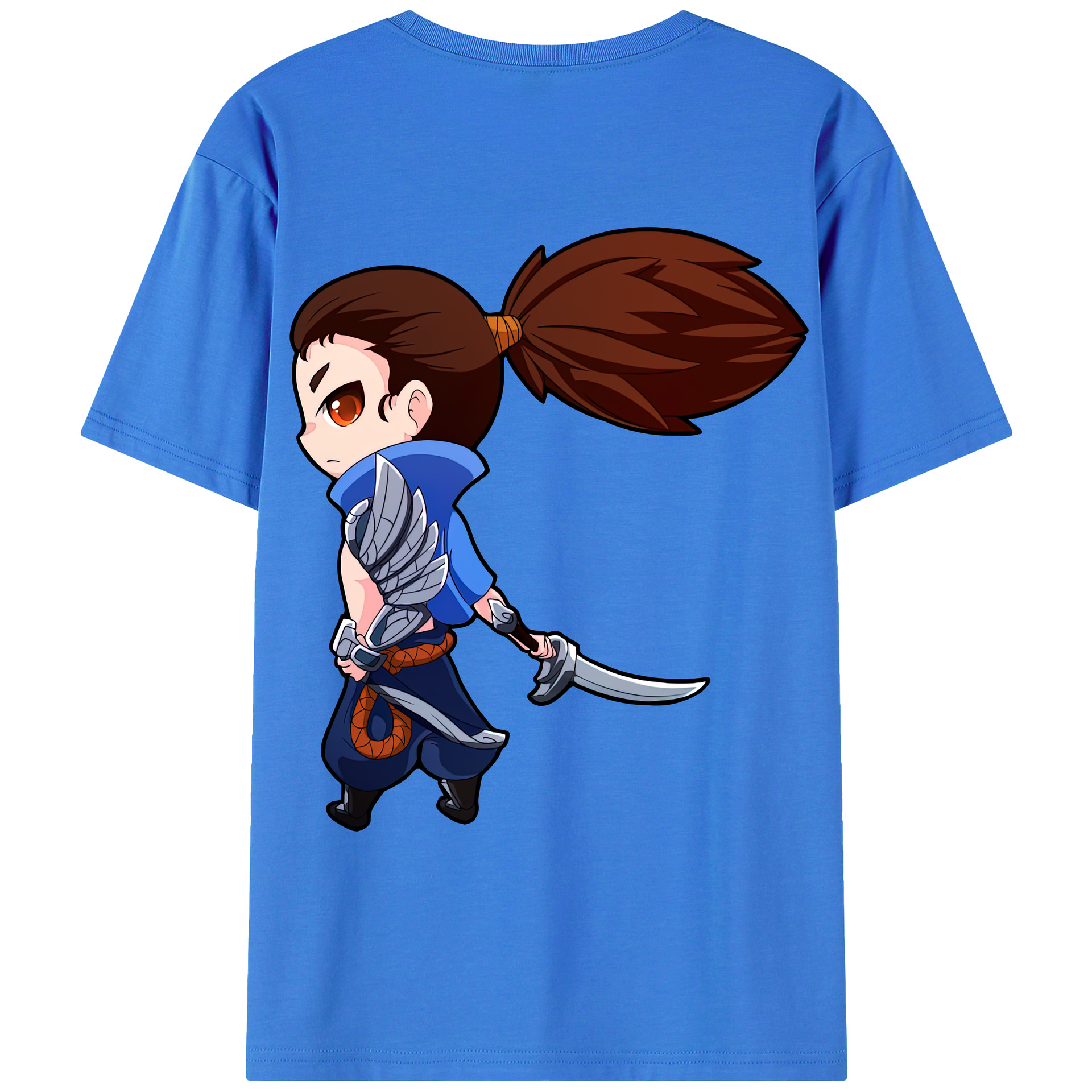 リーグ・オブ・レジェンド League of Legends LOL 綿100％ メンズ半袖Tシャツ（バックプリント） 通気性