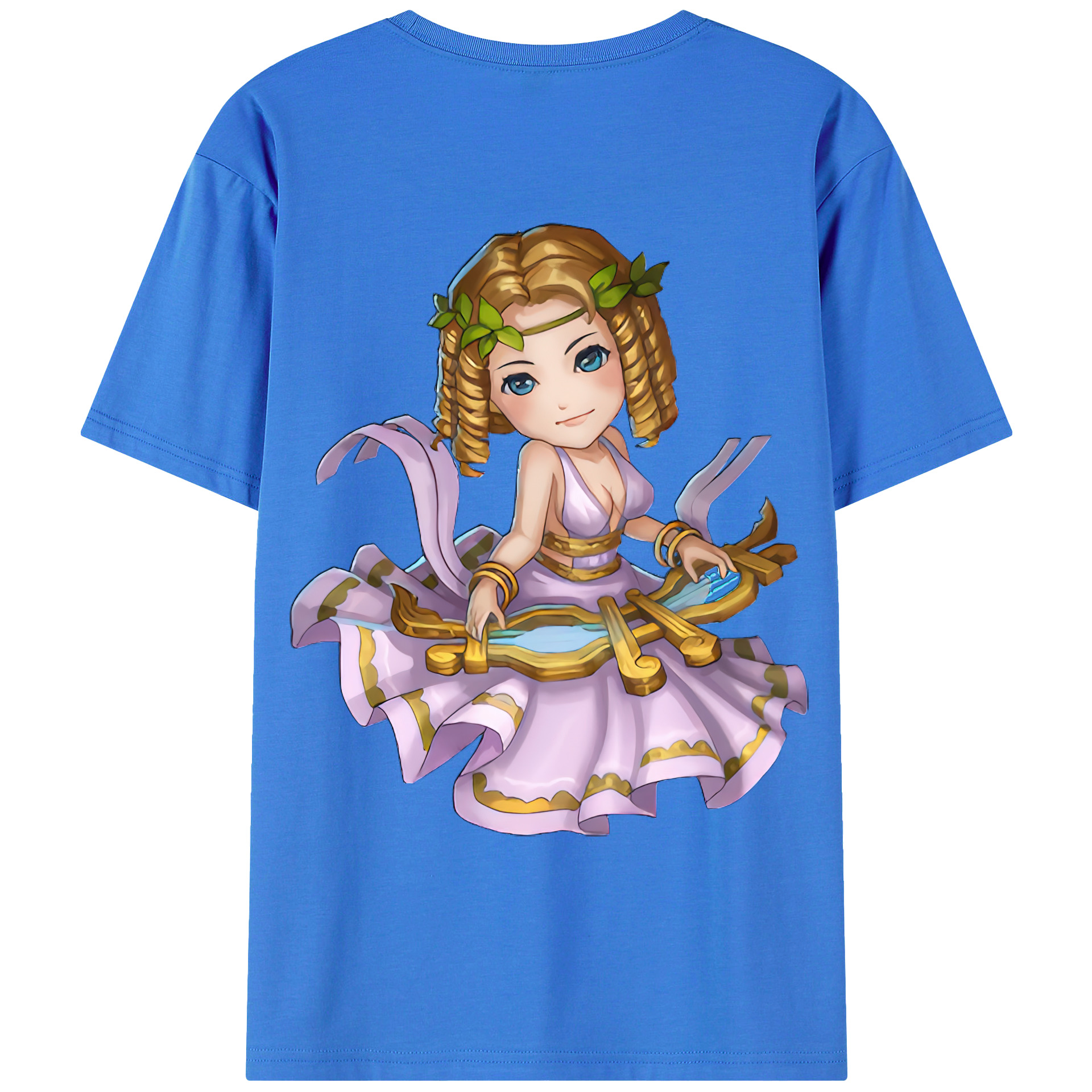 （画像用） リーグ・オブ・レジェンド League of Legends LOL 綿100％ メンズ半袖Tシャツ（バックプリント） 通気性