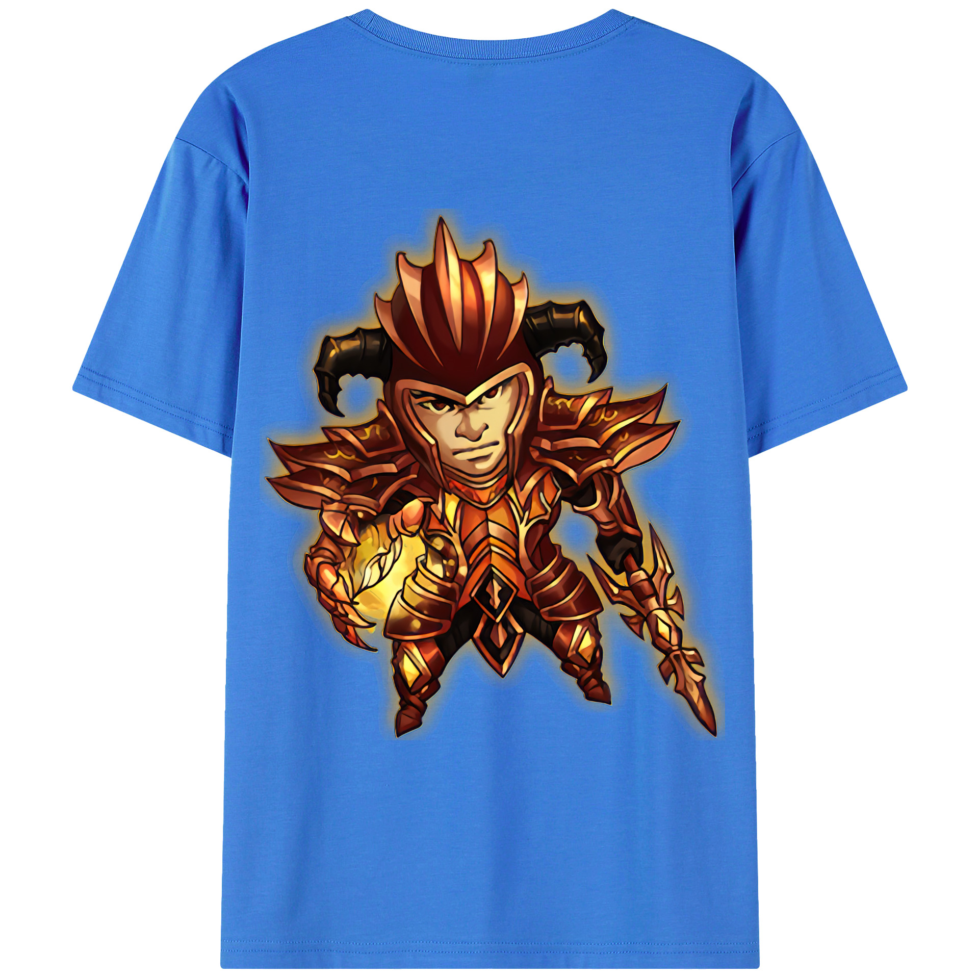（画像用） リーグ・オブ・レジェンド League of Legends LOL 綿100％ メンズ半袖Tシャツ（バックプリント） 通気性
