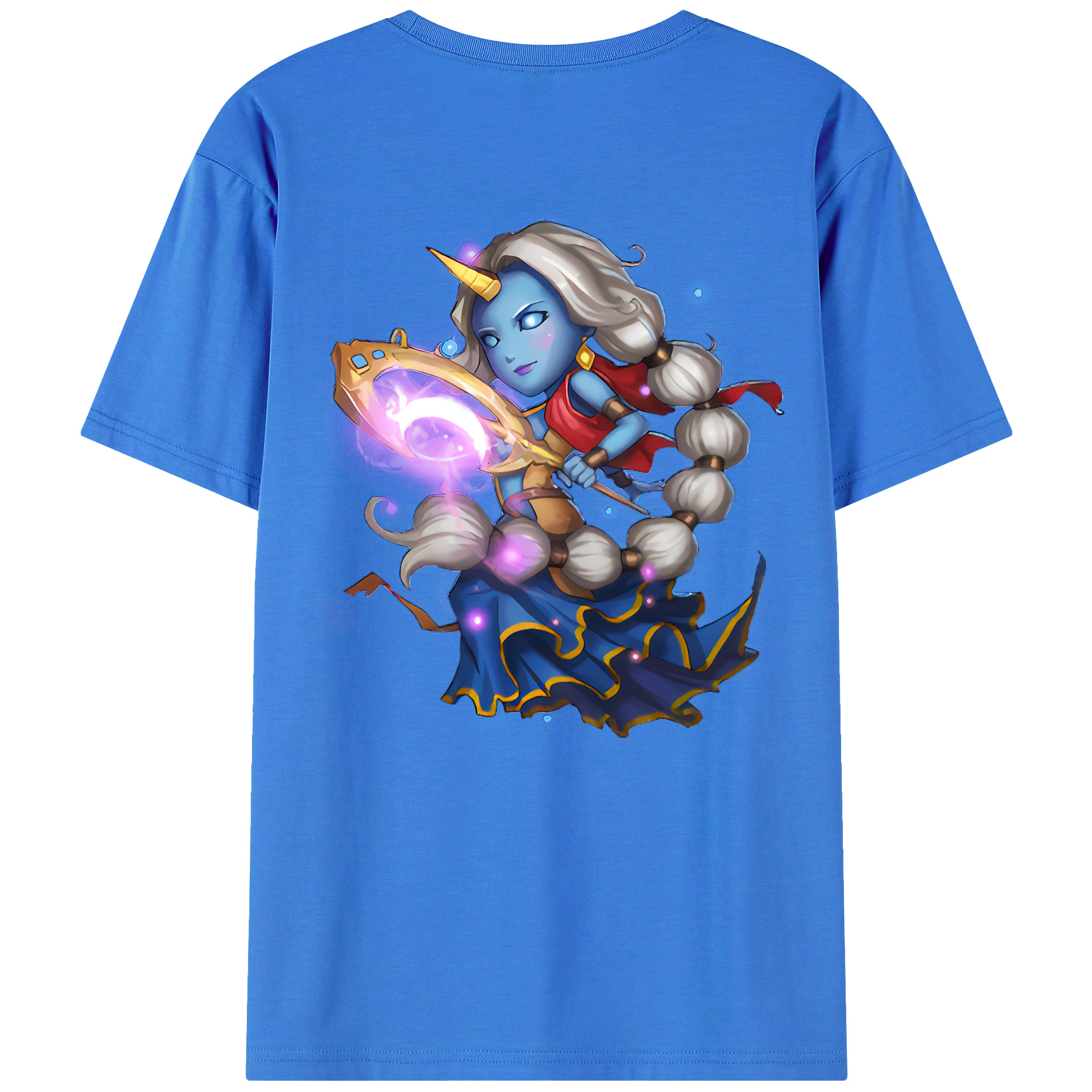 （画像用） リーグ・オブ・レジェンド League of Legends LOL 綿100％ メンズ半袖Tシャツ（バックプリント） 通気性