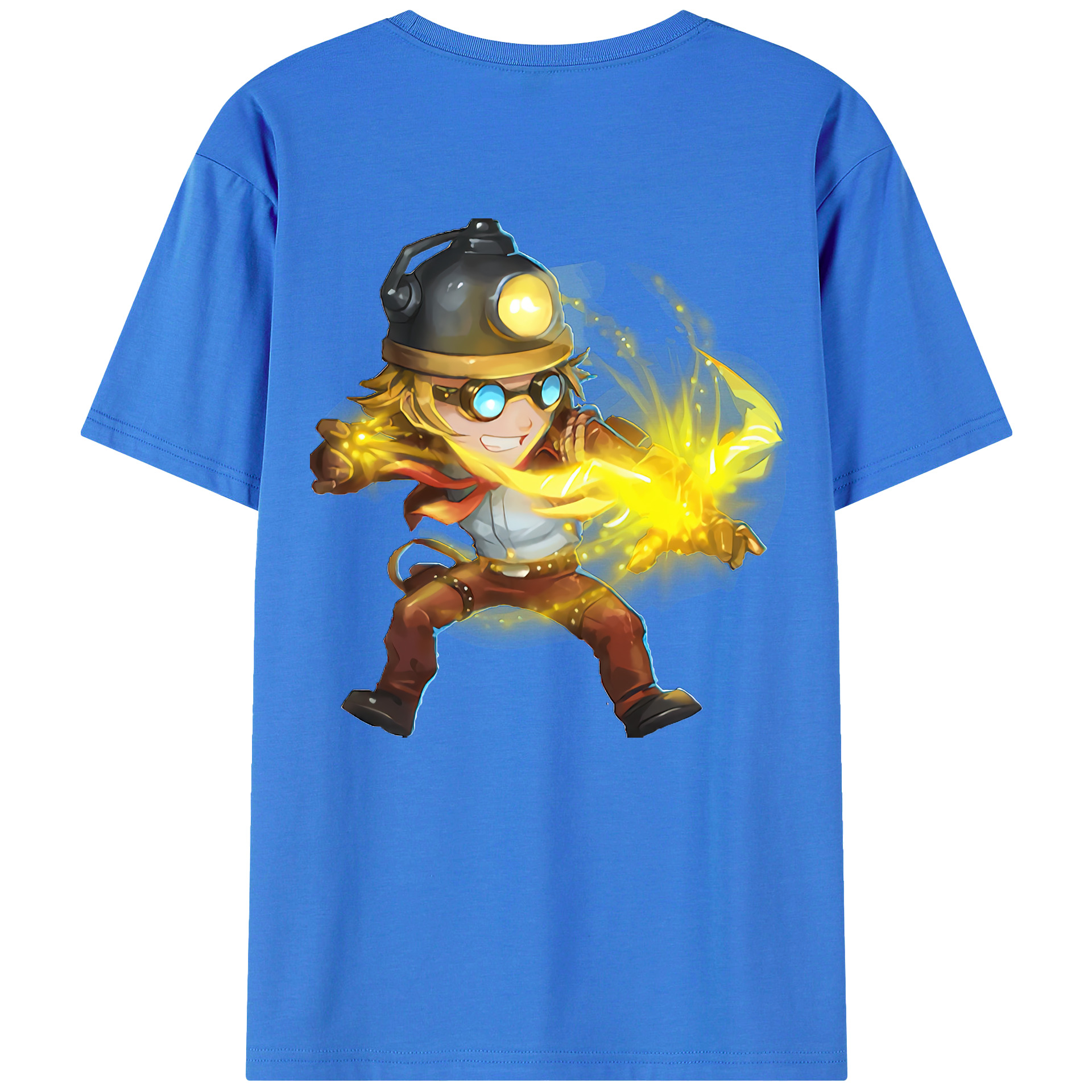 （画像用） リーグ・オブ・レジェンド League of Legends LOL 綿100％ メンズ半袖Tシャツ（バックプリント） 通気性