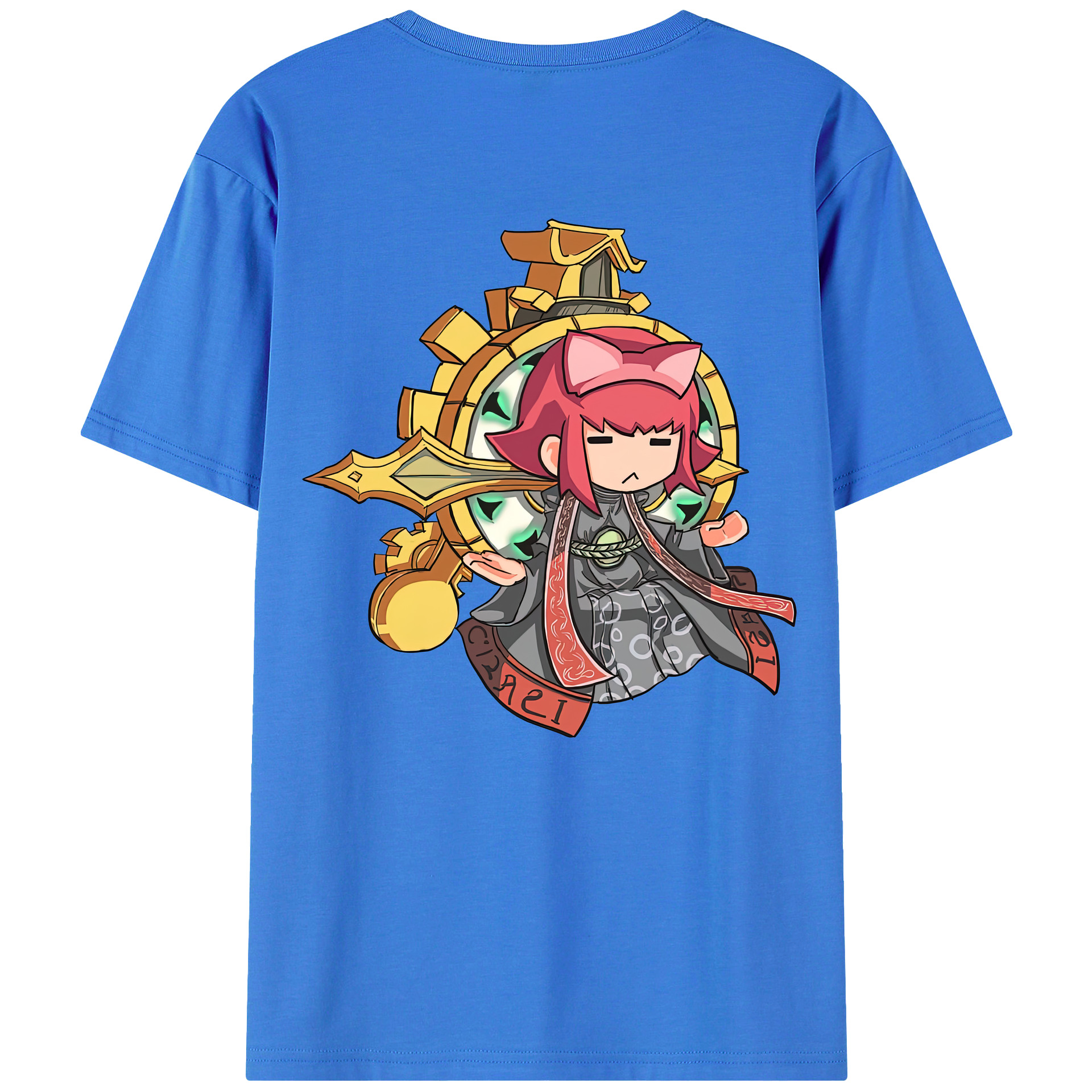 （画像用） リーグ・オブ・レジェンド League of Legends LOL 綿100％ メンズ半袖Tシャツ（バックプリント） 通気性
