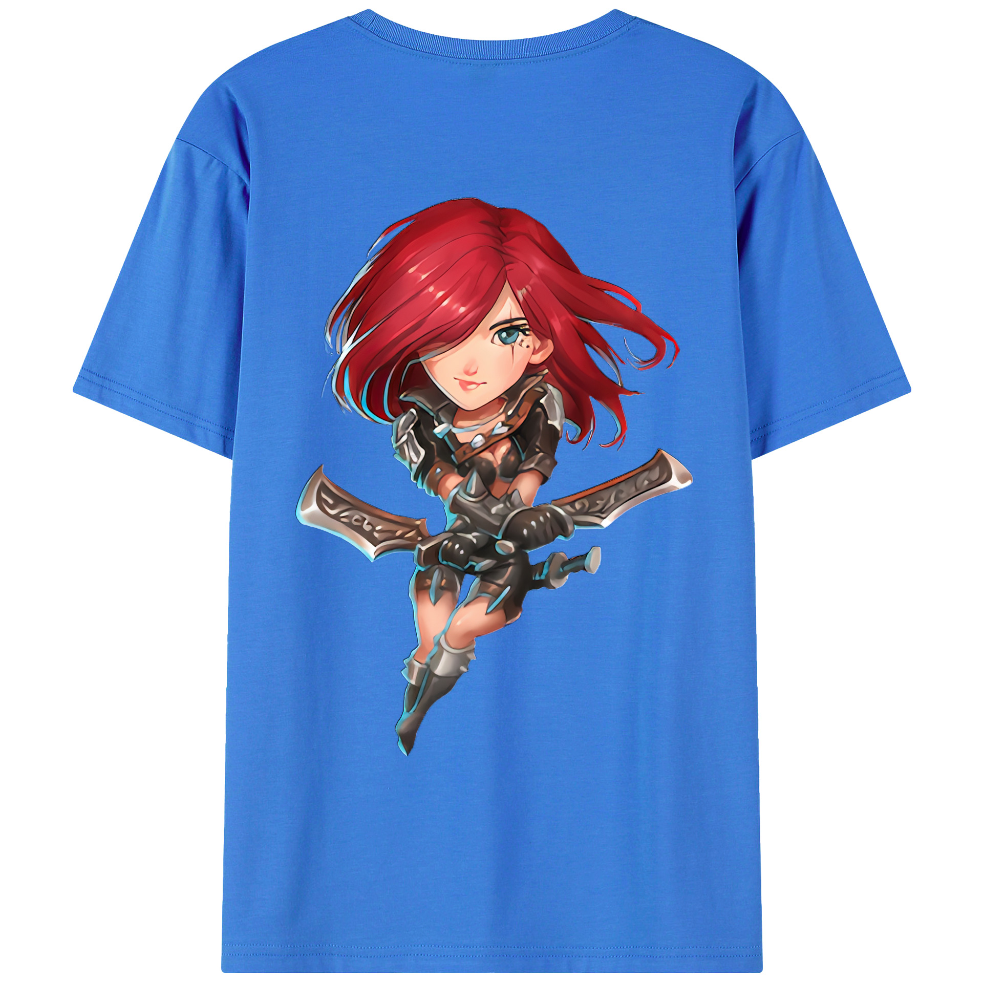 （画像用） リーグ・オブ・レジェンド League of Legends LOL 綿100％ メンズ半袖Tシャツ（バックプリント） 通気性