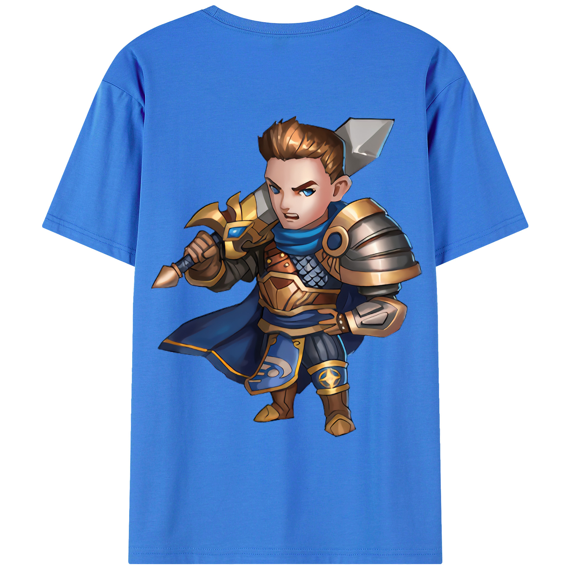 （画像用） リーグ・オブ・レジェンド League of Legends LOL 綿100％ メンズ半袖Tシャツ（バックプリント） 通気性