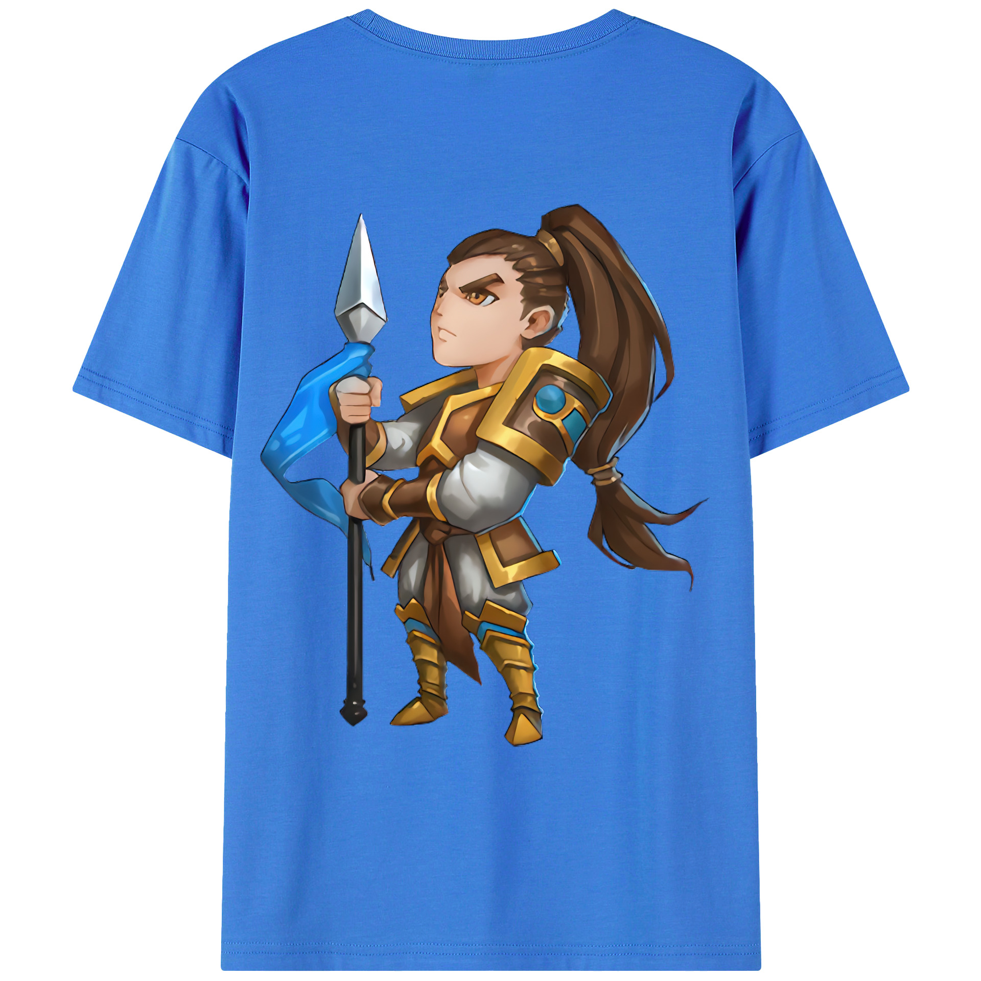 （画像用） リーグ・オブ・レジェンド League of Legends LOL 綿100％ メンズ半袖Tシャツ（バックプリント） 通気性