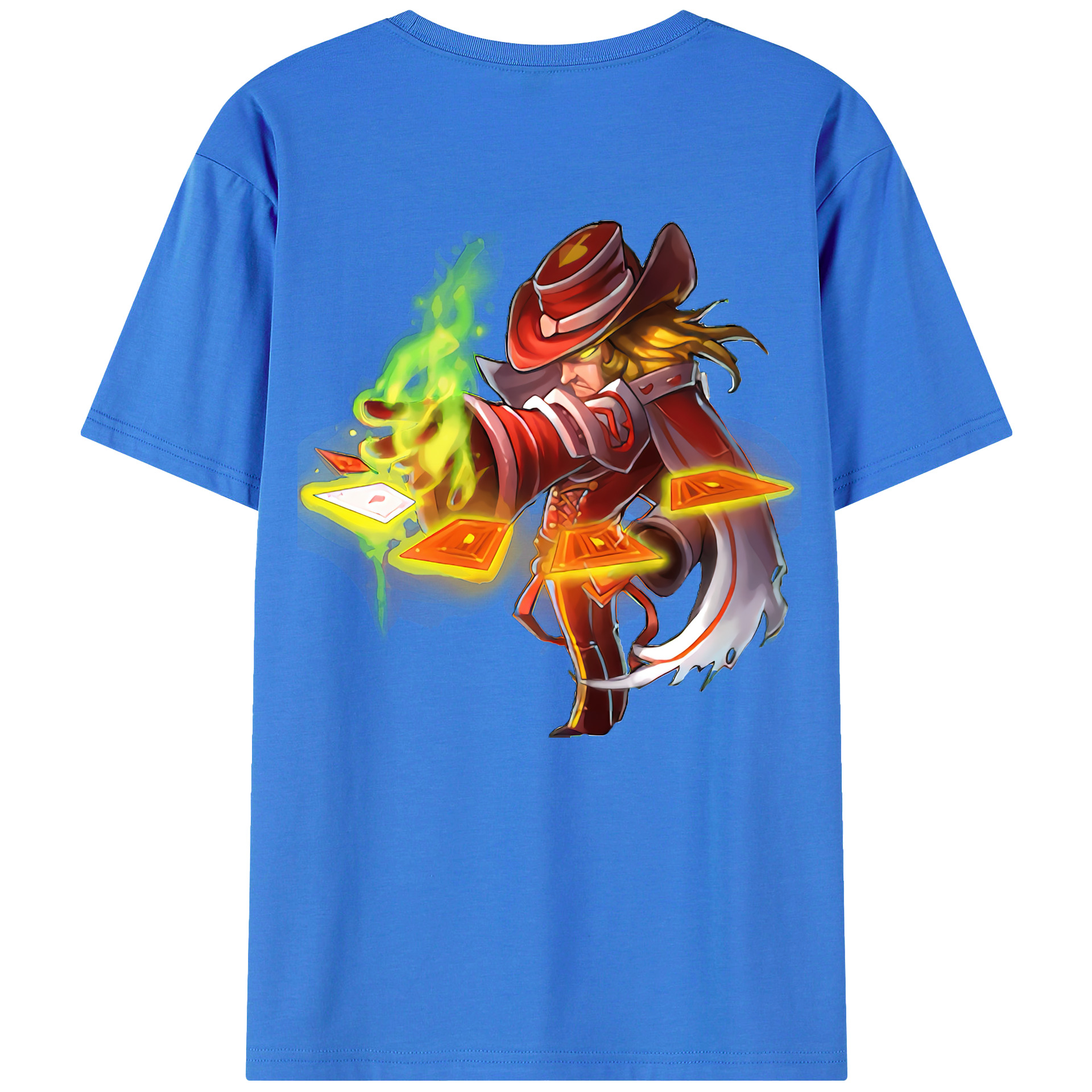 （画像用） リーグ・オブ・レジェンド League of Legends LOL 綿100％ メンズ半袖Tシャツ（バックプリント） 通気性