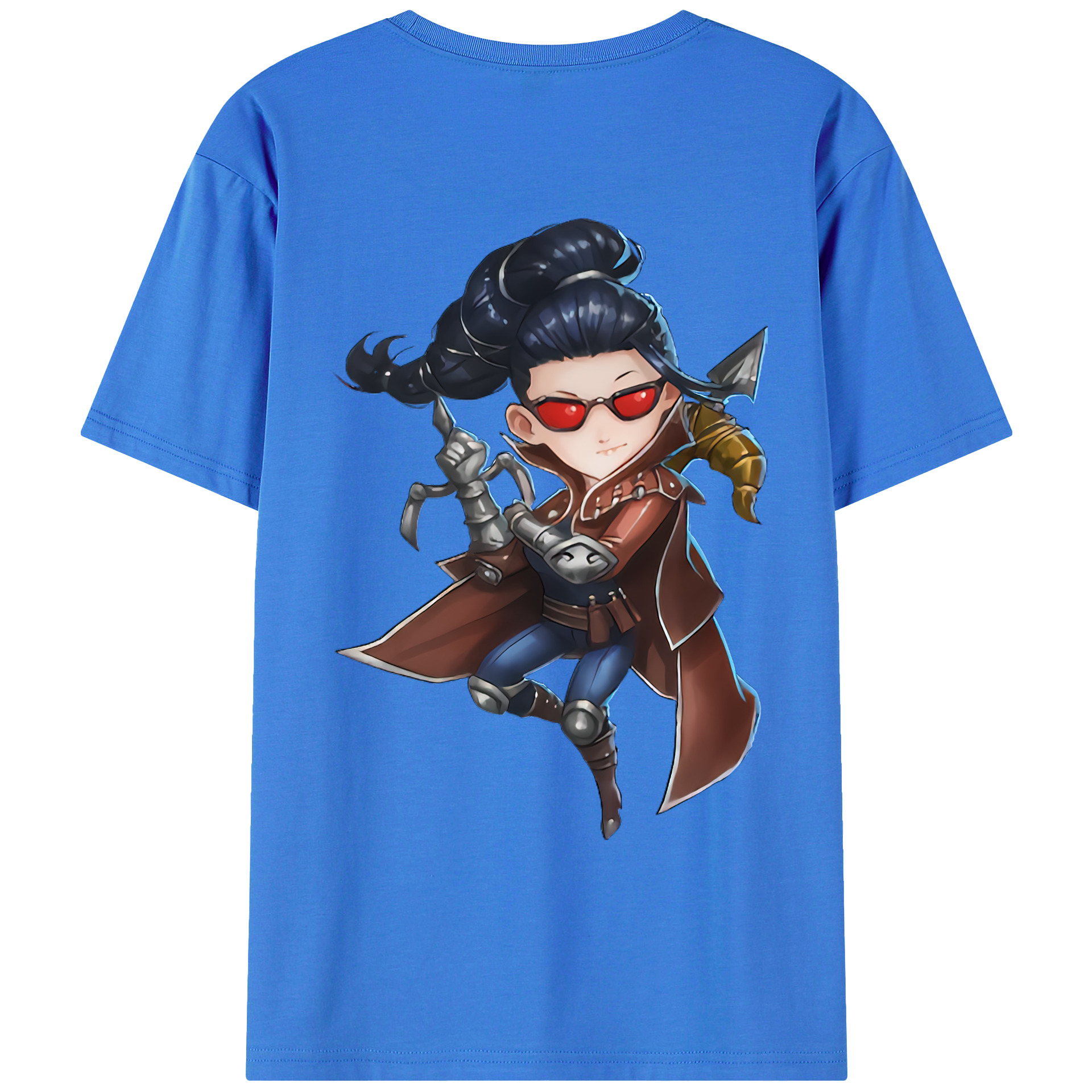（画像用） リーグ・オブ・レジェンド League of Legends LOL 綿100％ メンズ半袖Tシャツ（バックプリント） 通気性