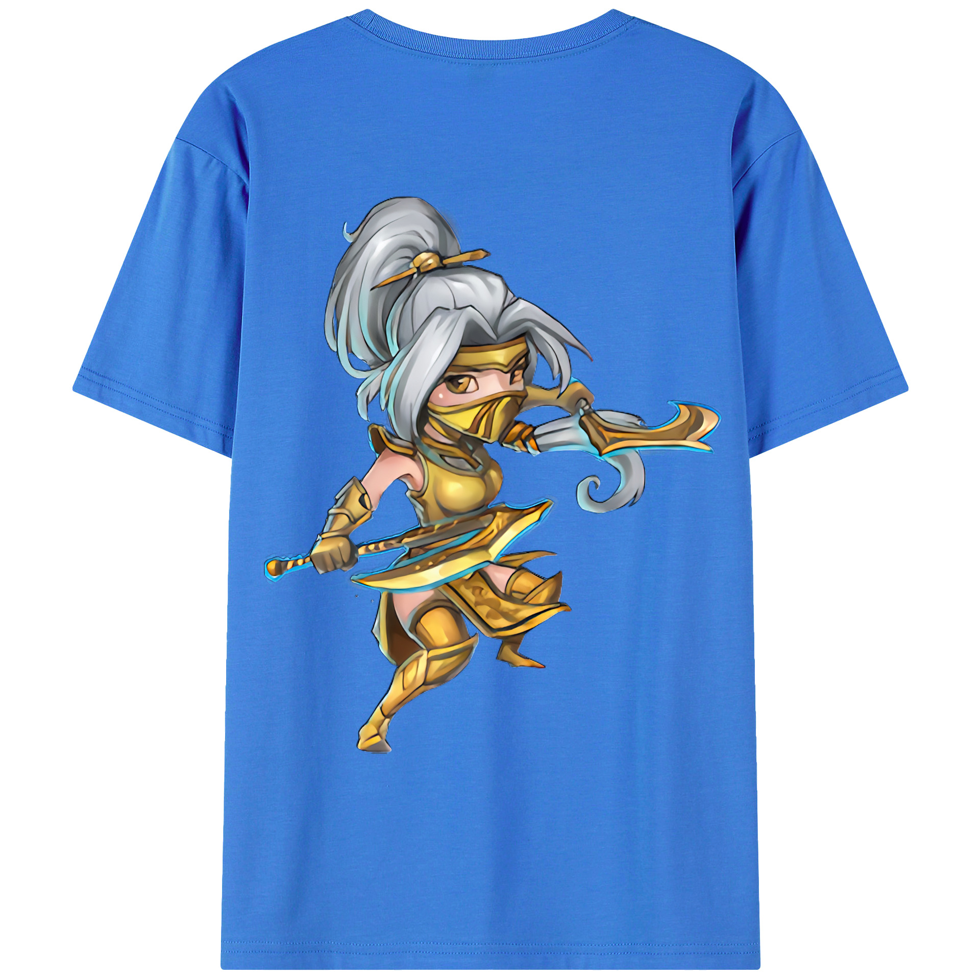 （画像用） リーグ・オブ・レジェンド League of Legends LOL 綿100％ メンズ半袖Tシャツ（バックプリント） 通気性