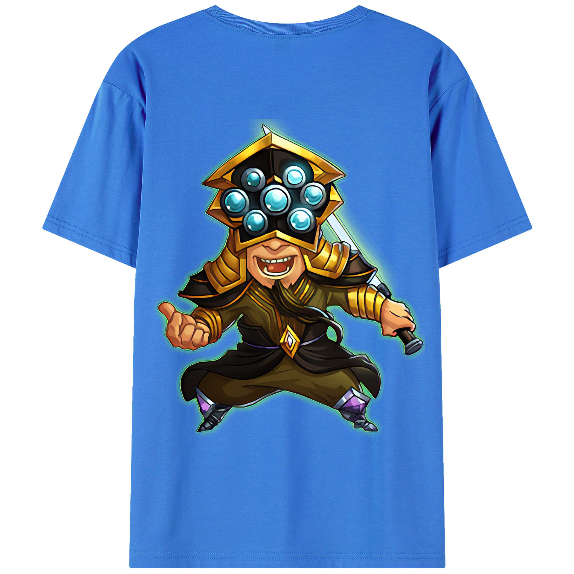 （画像用） リーグ・オブ・レジェンド League of Legends LOL 綿100％ メンズ半袖Tシャツ（バックプリント） 通気性