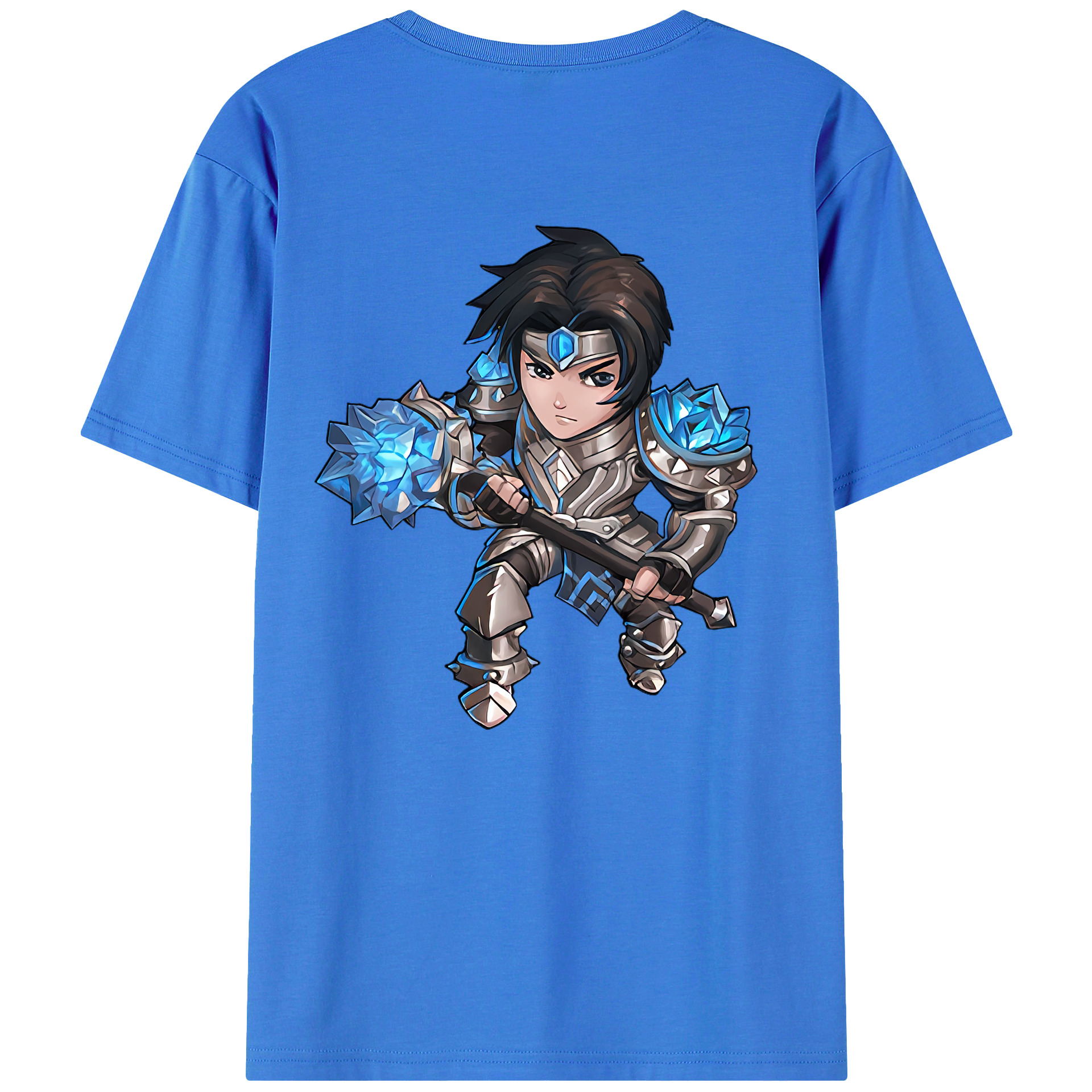 （画像用） リーグ・オブ・レジェンド League of Legends LOL 綿100％ メンズ半袖Tシャツ（バックプリント） 通気性