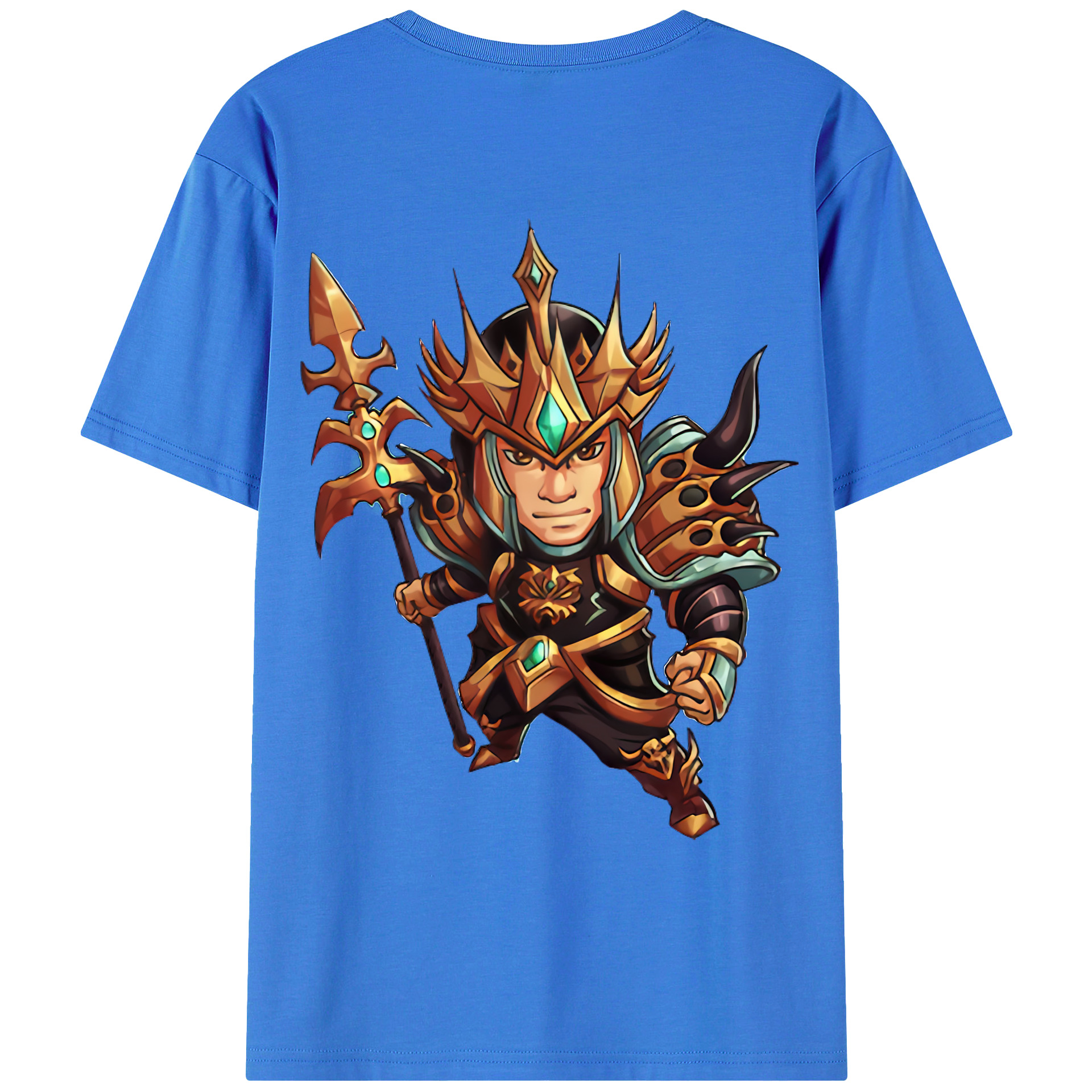 （画像用） リーグ・オブ・レジェンド League of Legends LOL 綿100％ メンズ半袖Tシャツ（バックプリント） 通気性