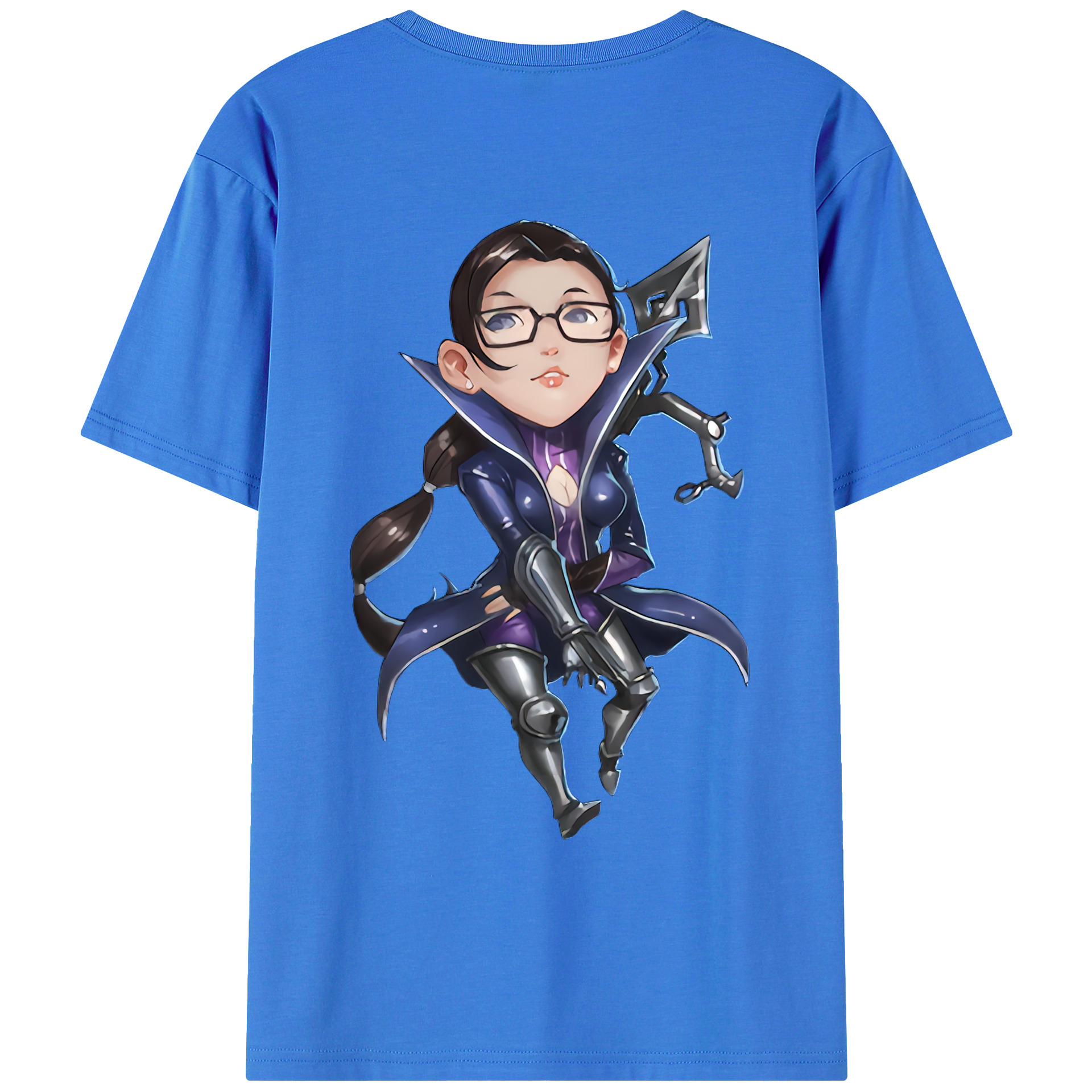 （画像用） リーグ・オブ・レジェンド League of Legends LOL 綿100％ メンズ半袖Tシャツ（バックプリント） 通気性