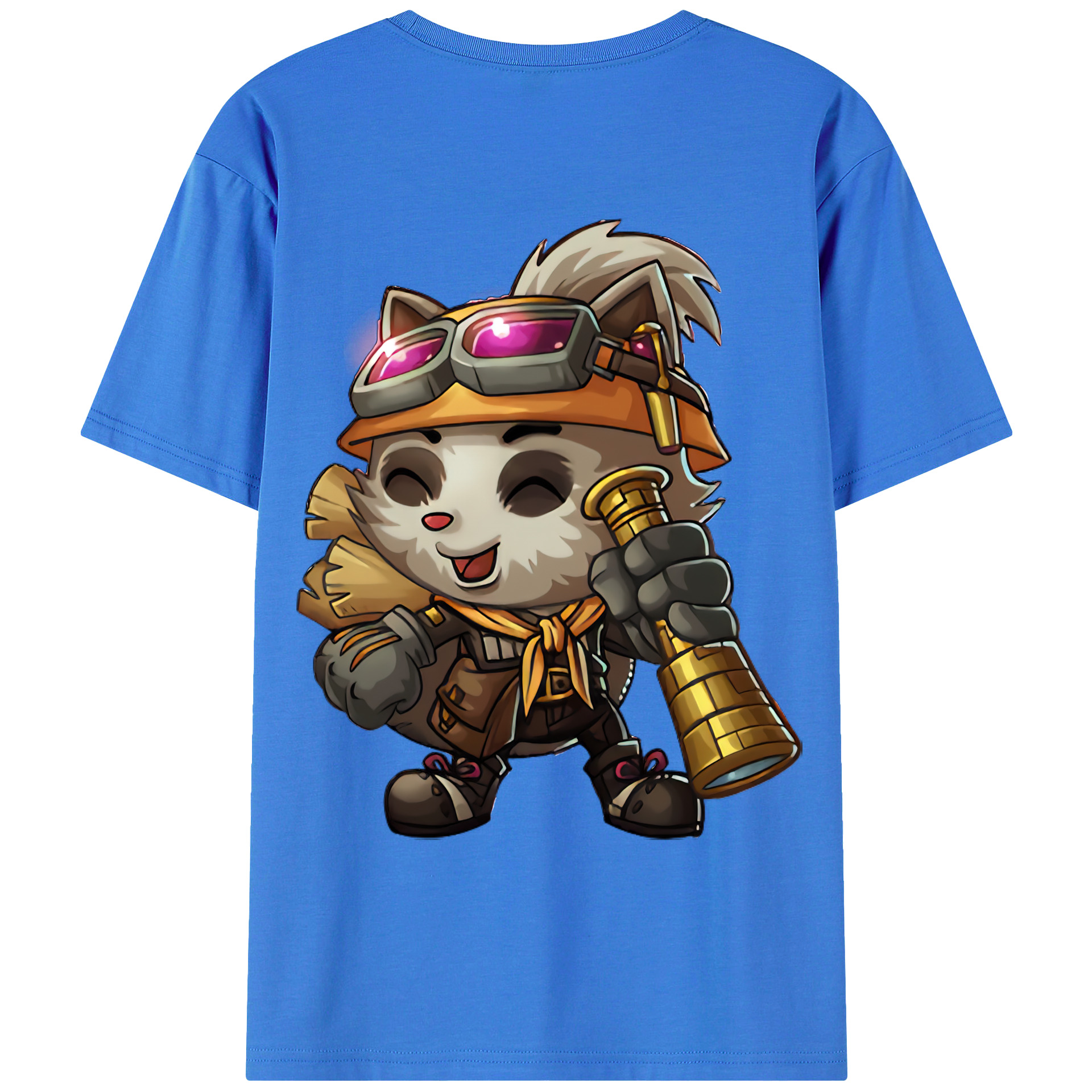 （画像用） リーグ・オブ・レジェンド League of Legends LOL 綿100％ メンズ半袖Tシャツ（バックプリント） 通気性