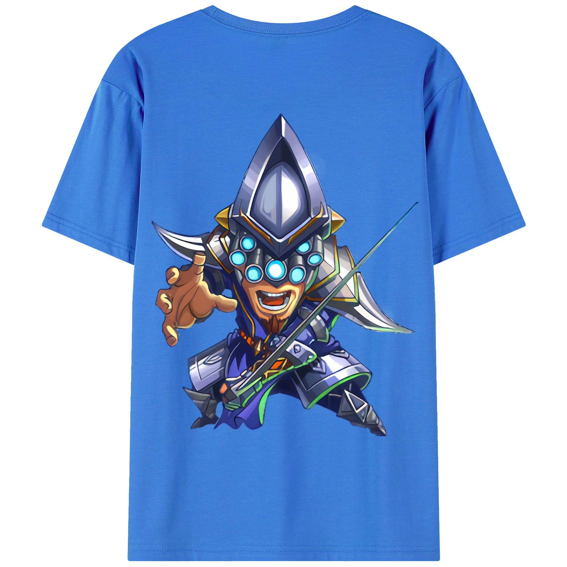 （画像用） リーグ・オブ・レジェンド League of Legends LOL 綿100％ メンズ半袖Tシャツ（バックプリント） 通気性