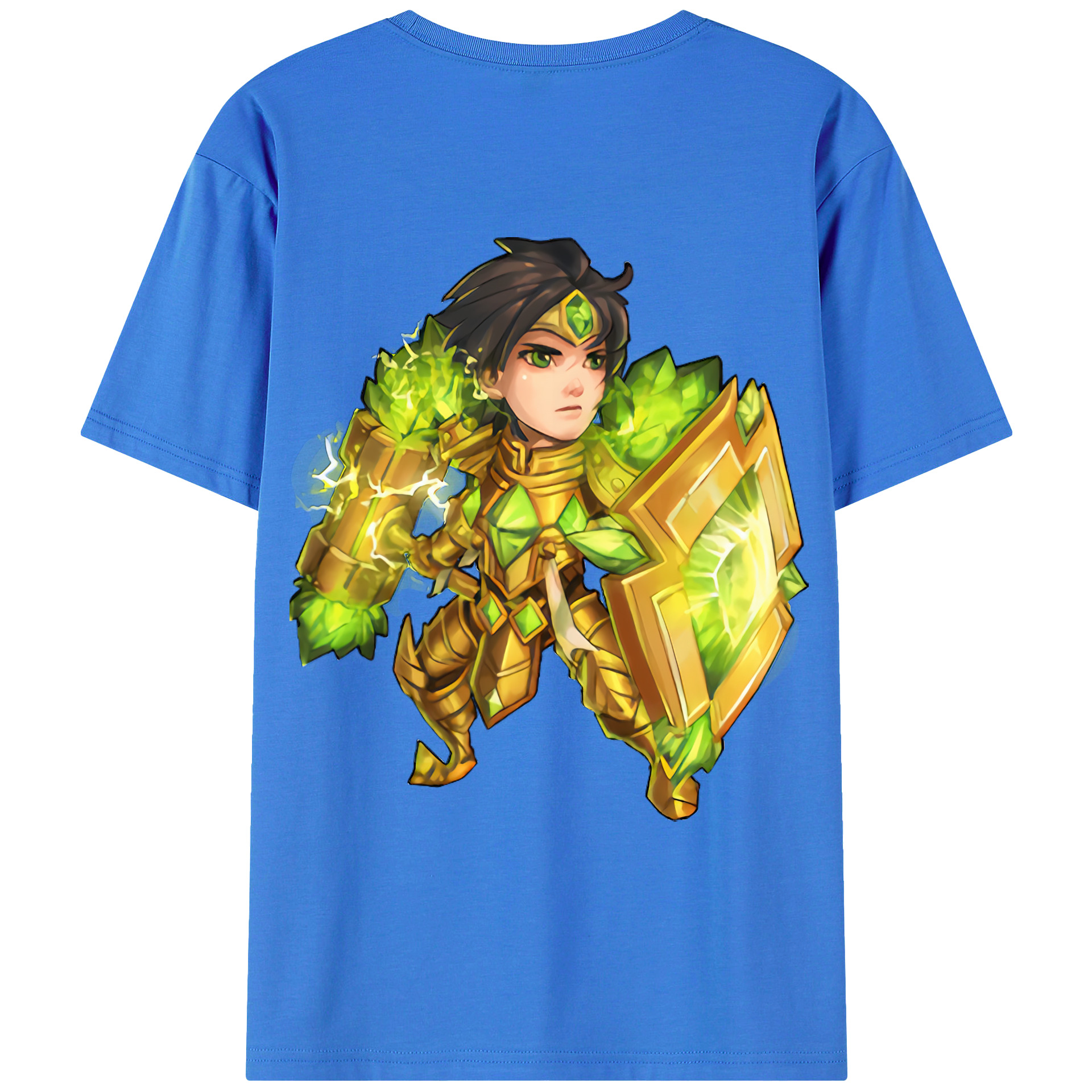 （画像用） リーグ・オブ・レジェンド League of Legends LOL 綿100％ メンズ半袖Tシャツ（バックプリント） 通気性