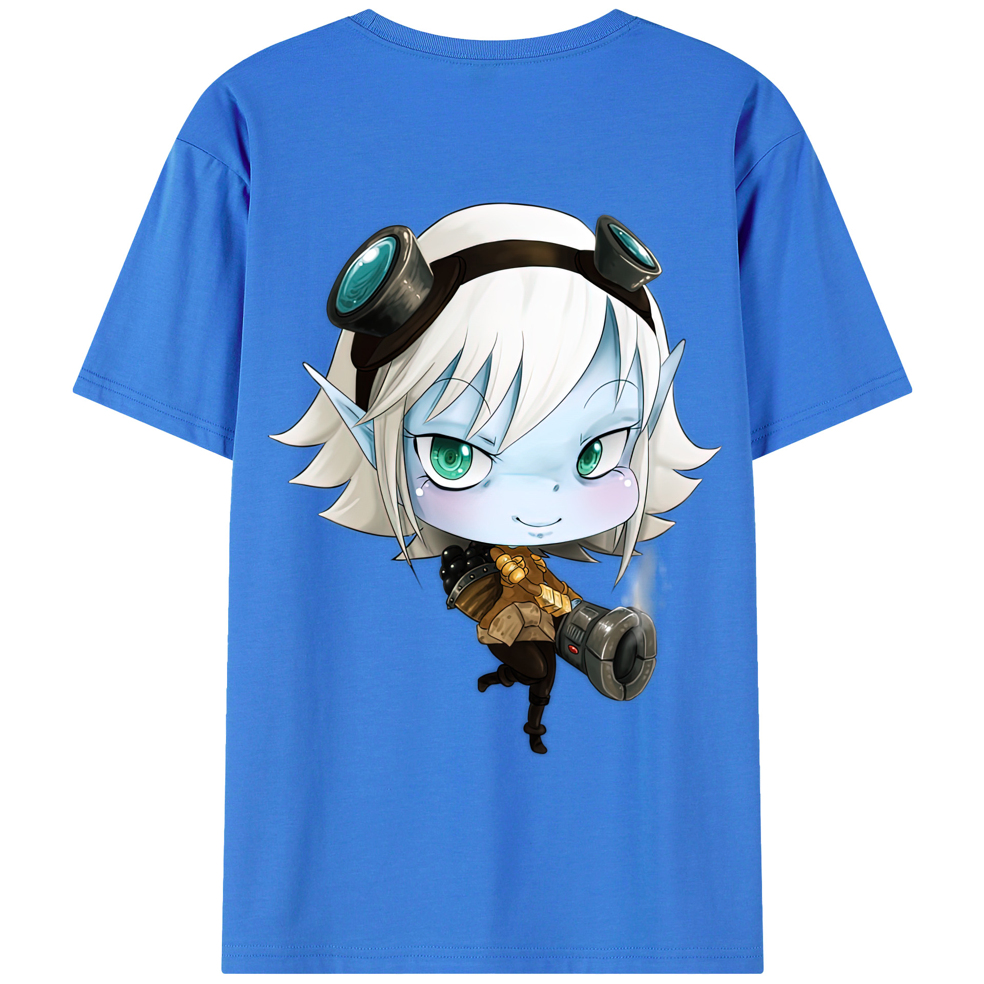 （画像用） リーグ・オブ・レジェンド League of Legends LOL 綿100％ メンズ半袖Tシャツ（バックプリント） 通気性