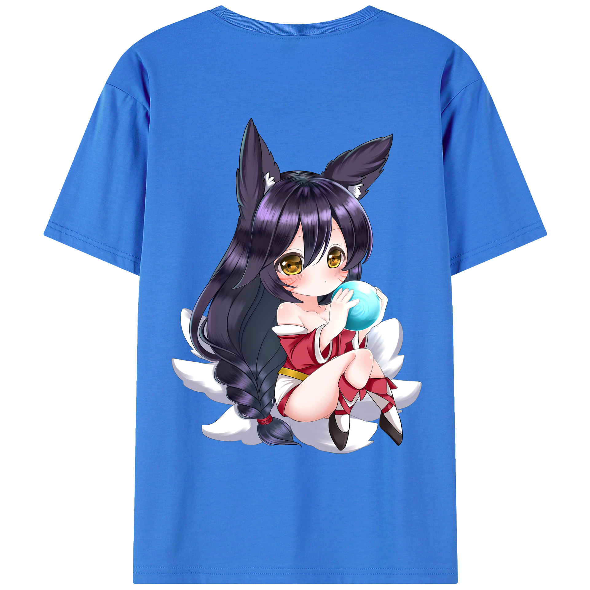 （画像用） リーグ・オブ・レジェンド League of Legends LOL 綿100％ メンズ半袖Tシャツ（バックプリント） 通気性