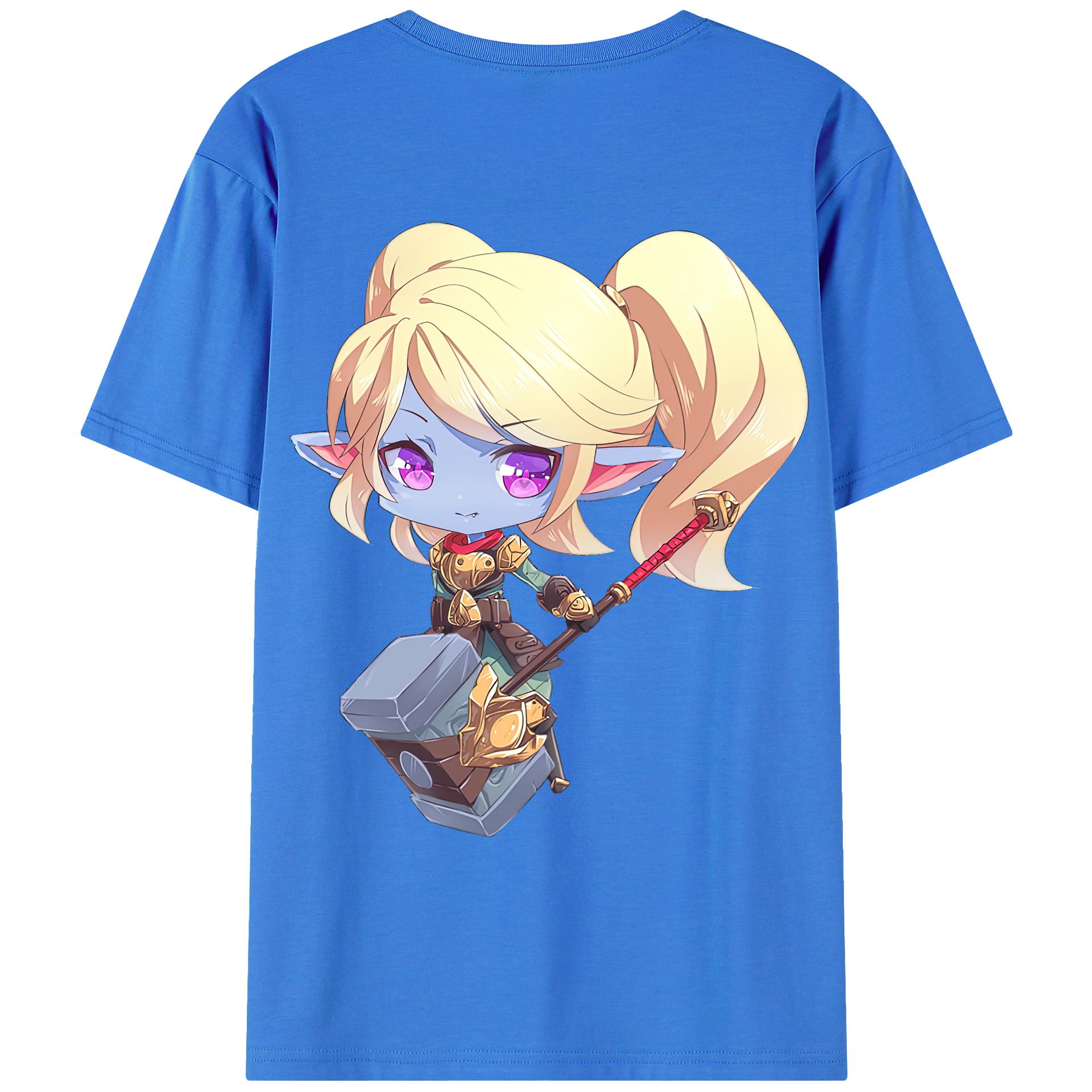 （画像用） リーグ・オブ・レジェンド League of Legends LOL 綿100％ メンズ半袖Tシャツ（バックプリント） 通気性