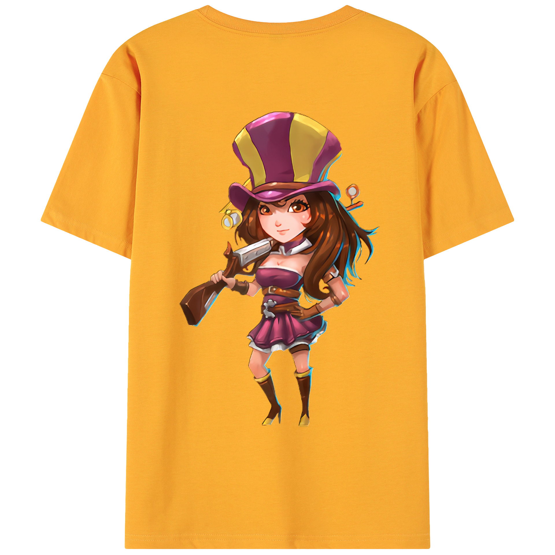 （画像用） リーグ・オブ・レジェンド League of Legends LOL 綿100％ メンズ半袖Tシャツ（バックプリント） 通気性