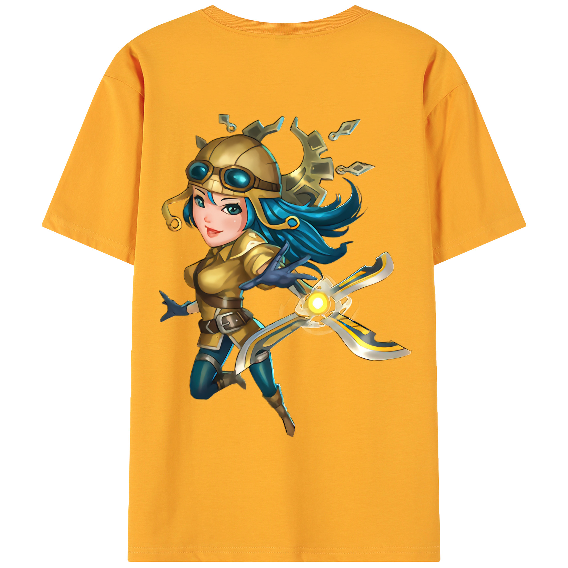 （画像用） リーグ・オブ・レジェンド League of Legends LOL 綿100％ メンズ半袖Tシャツ（バックプリント） 通気性
