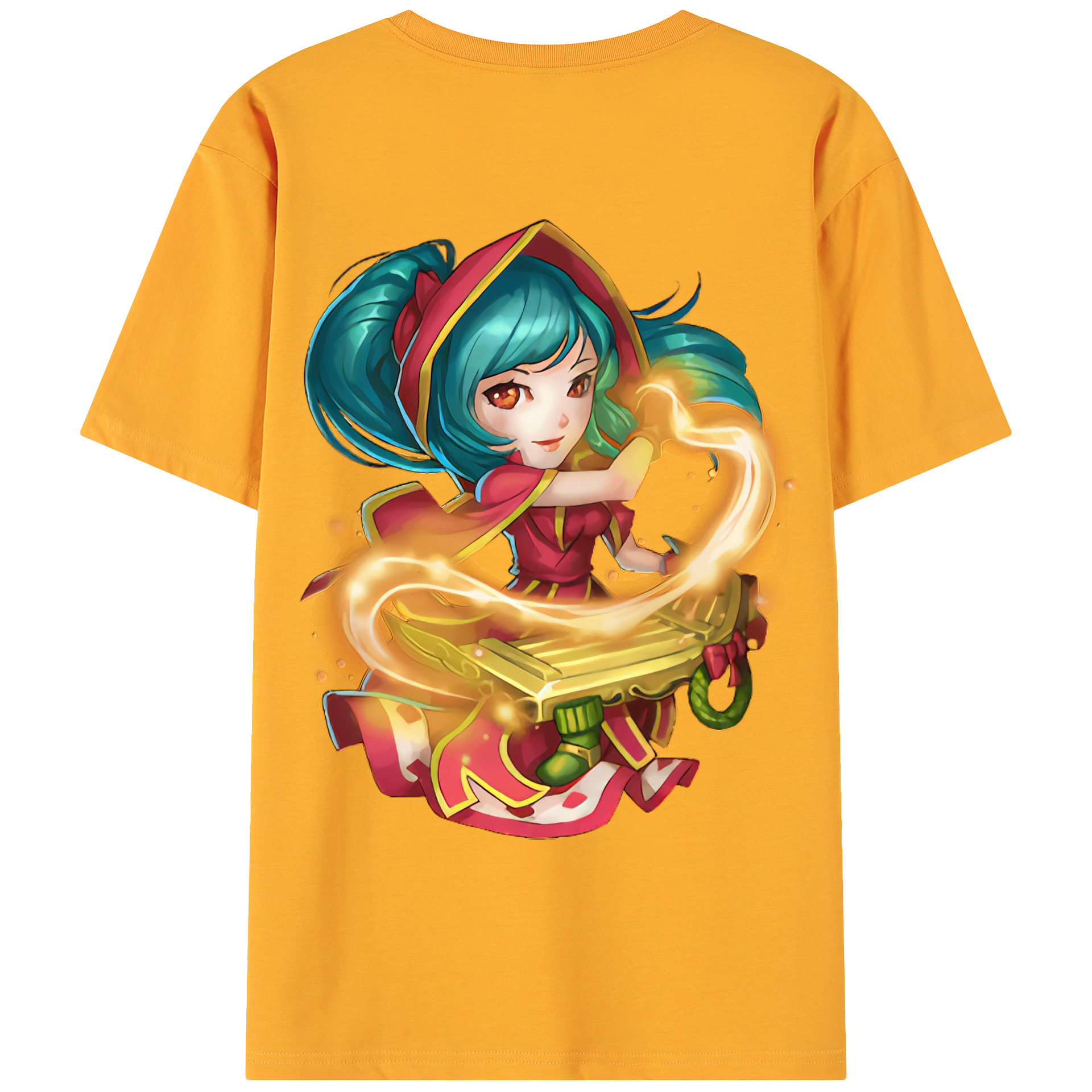 （画像用） リーグ・オブ・レジェンド League of Legends LOL 綿100％ メンズ半袖Tシャツ（バックプリント） 通気性
