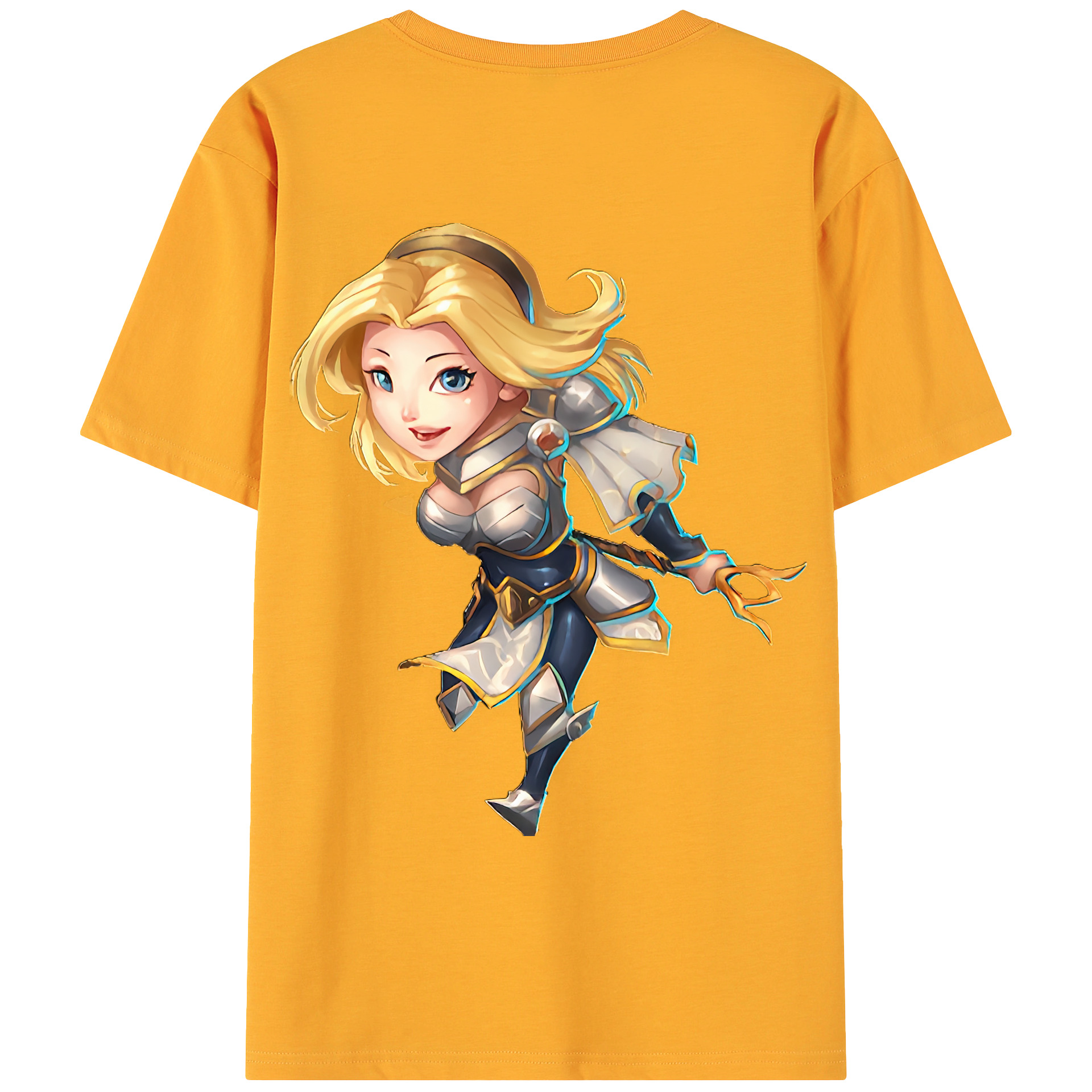（画像用） リーグ・オブ・レジェンド League of Legends LOL 綿100％ メンズ半袖Tシャツ（バックプリント） 通気性