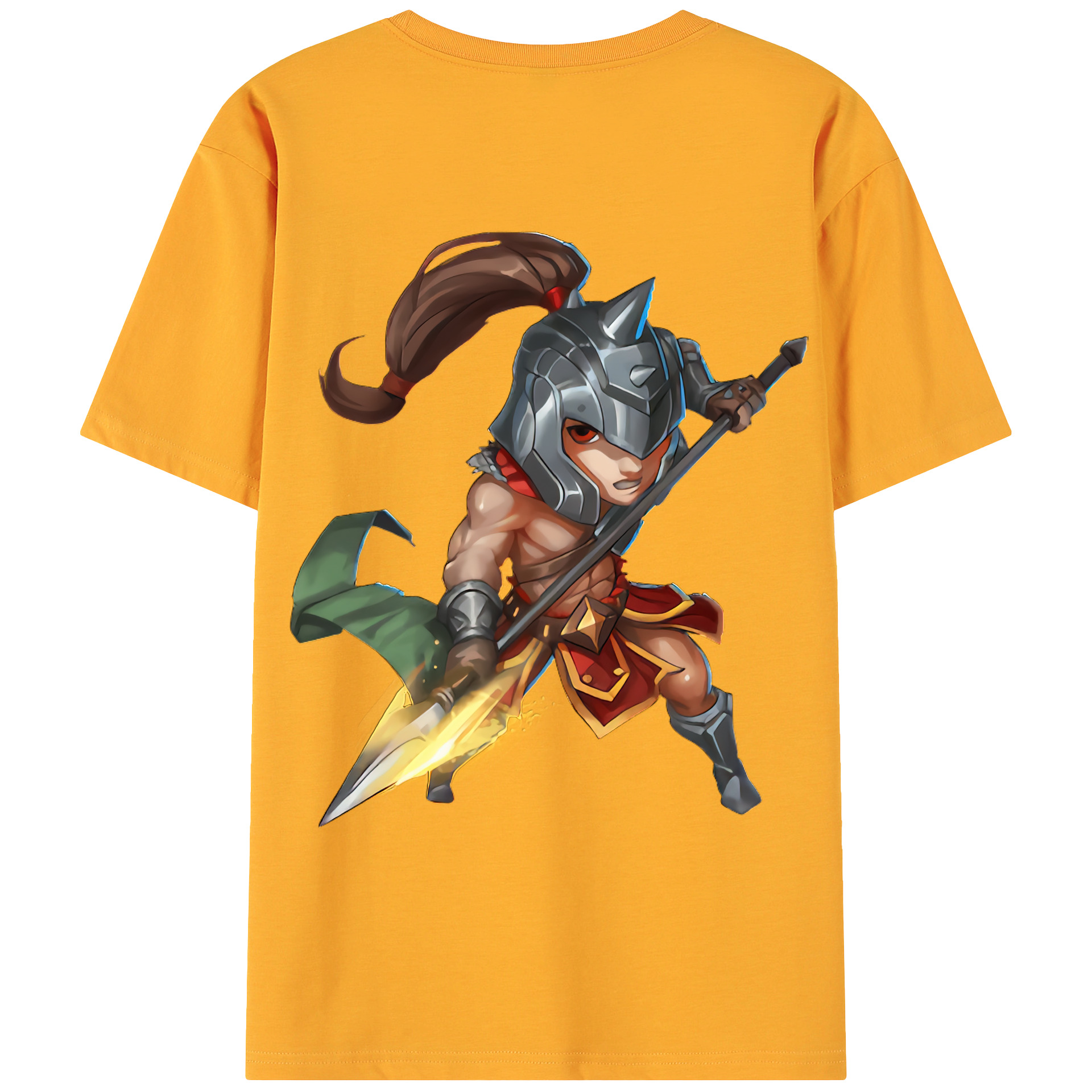 （画像用） リーグ・オブ・レジェンド League of Legends LOL 綿100％ メンズ半袖Tシャツ（バックプリント） 通気性