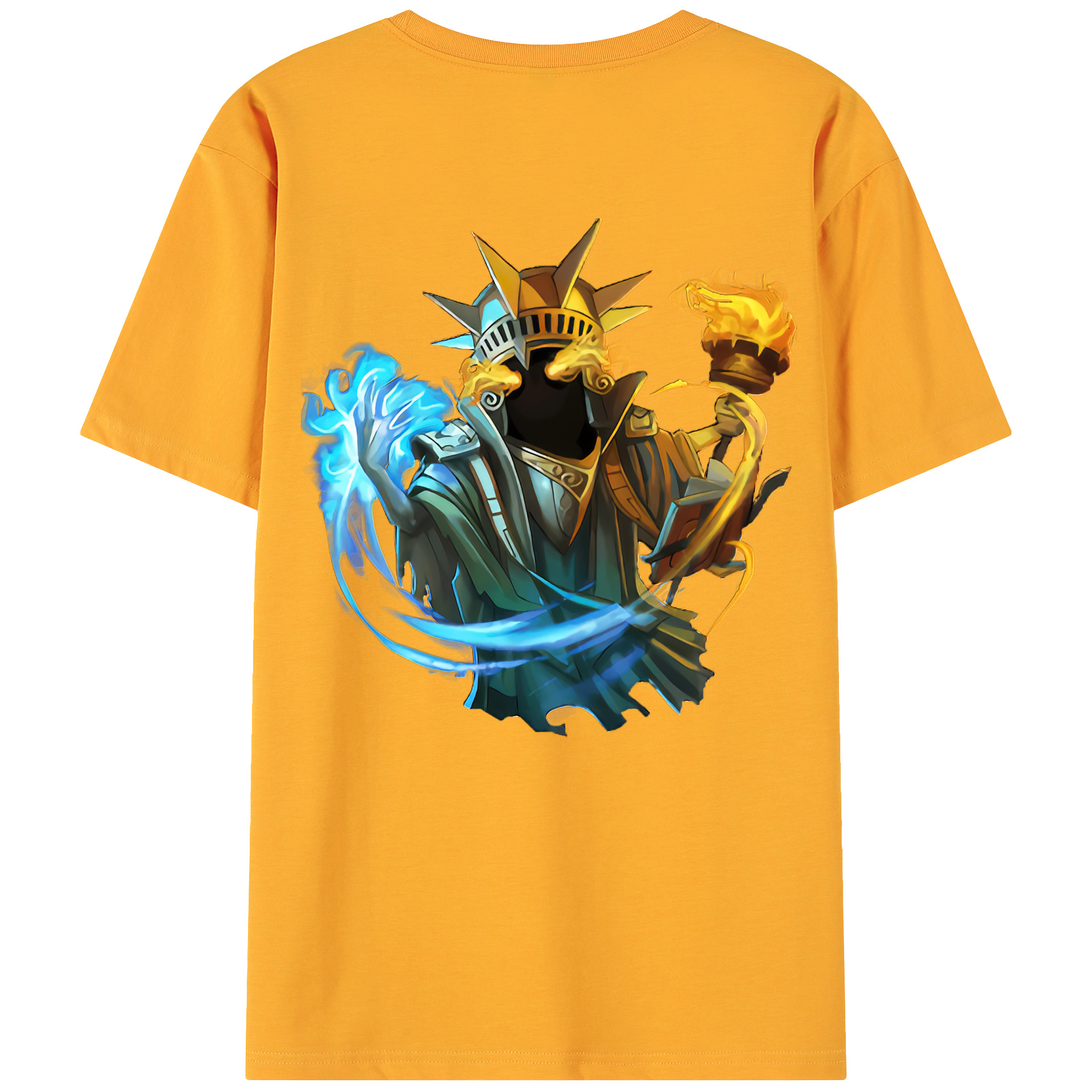 （画像用） リーグ・オブ・レジェンド League of Legends LOL 綿100％ メンズ半袖Tシャツ（バックプリント） 通気性