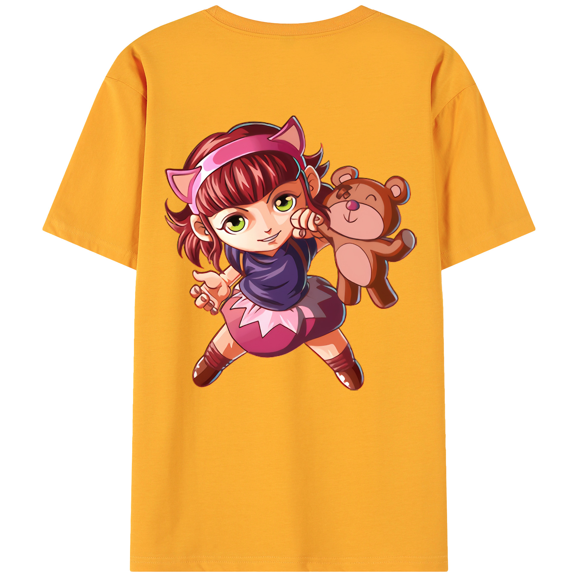（画像用） リーグ・オブ・レジェンド League of Legends LOL 綿100％ メンズ半袖Tシャツ（バックプリント） 通気性