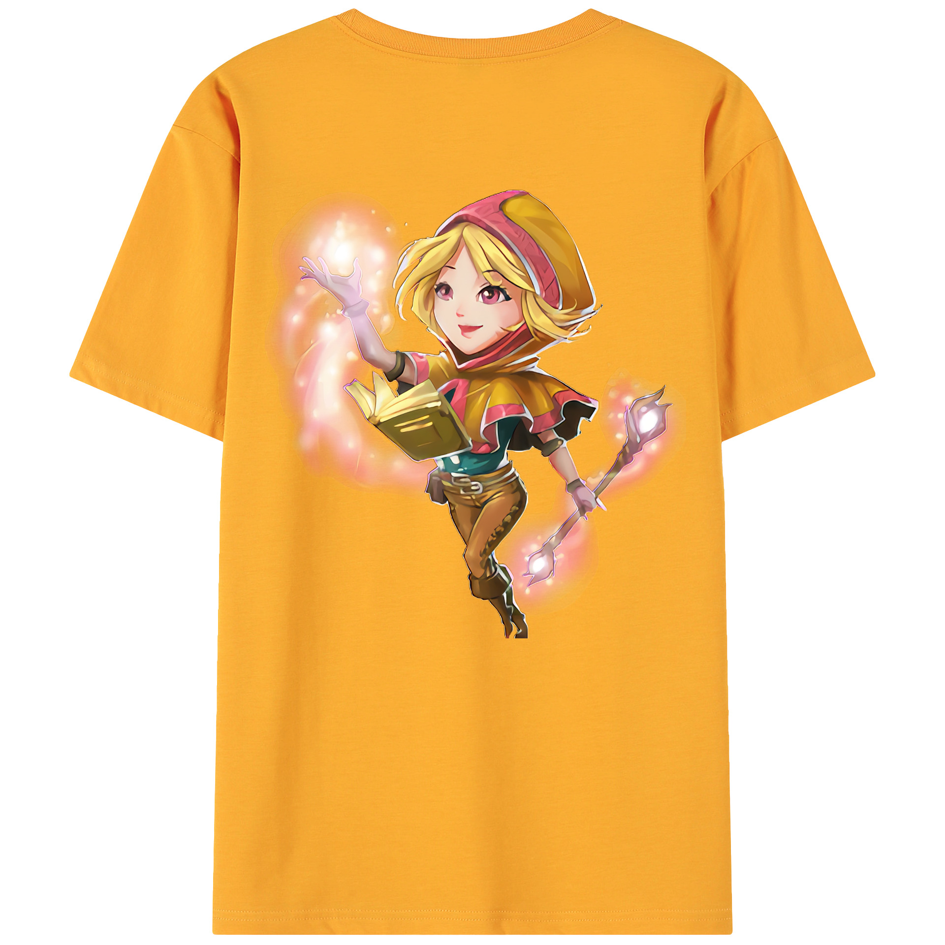 （画像用） リーグ・オブ・レジェンド League of Legends LOL 綿100％ メンズ半袖Tシャツ（バックプリント） 通気性