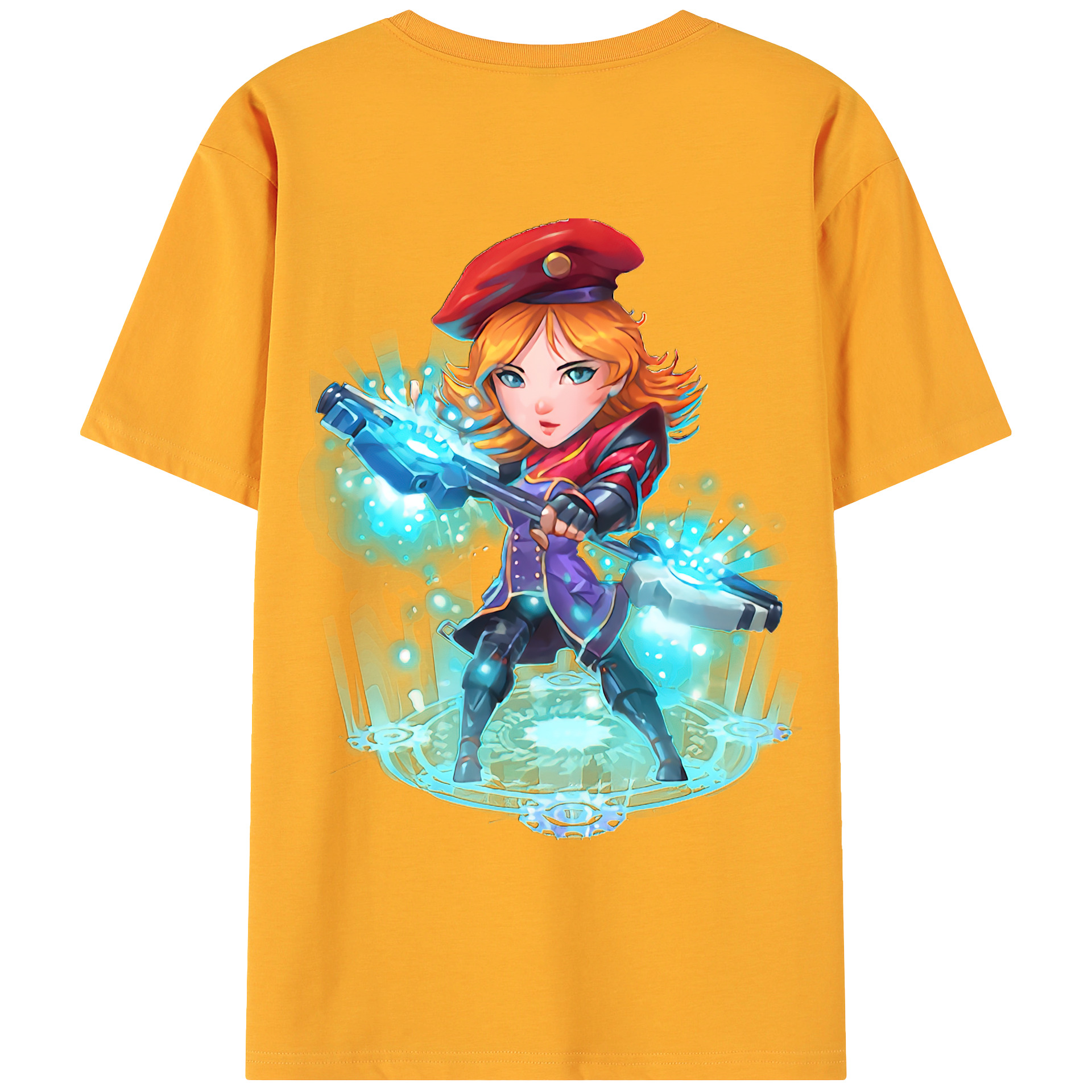 （画像用） リーグ・オブ・レジェンド League of Legends LOL 綿100％ メンズ半袖Tシャツ（バックプリント） 通気性