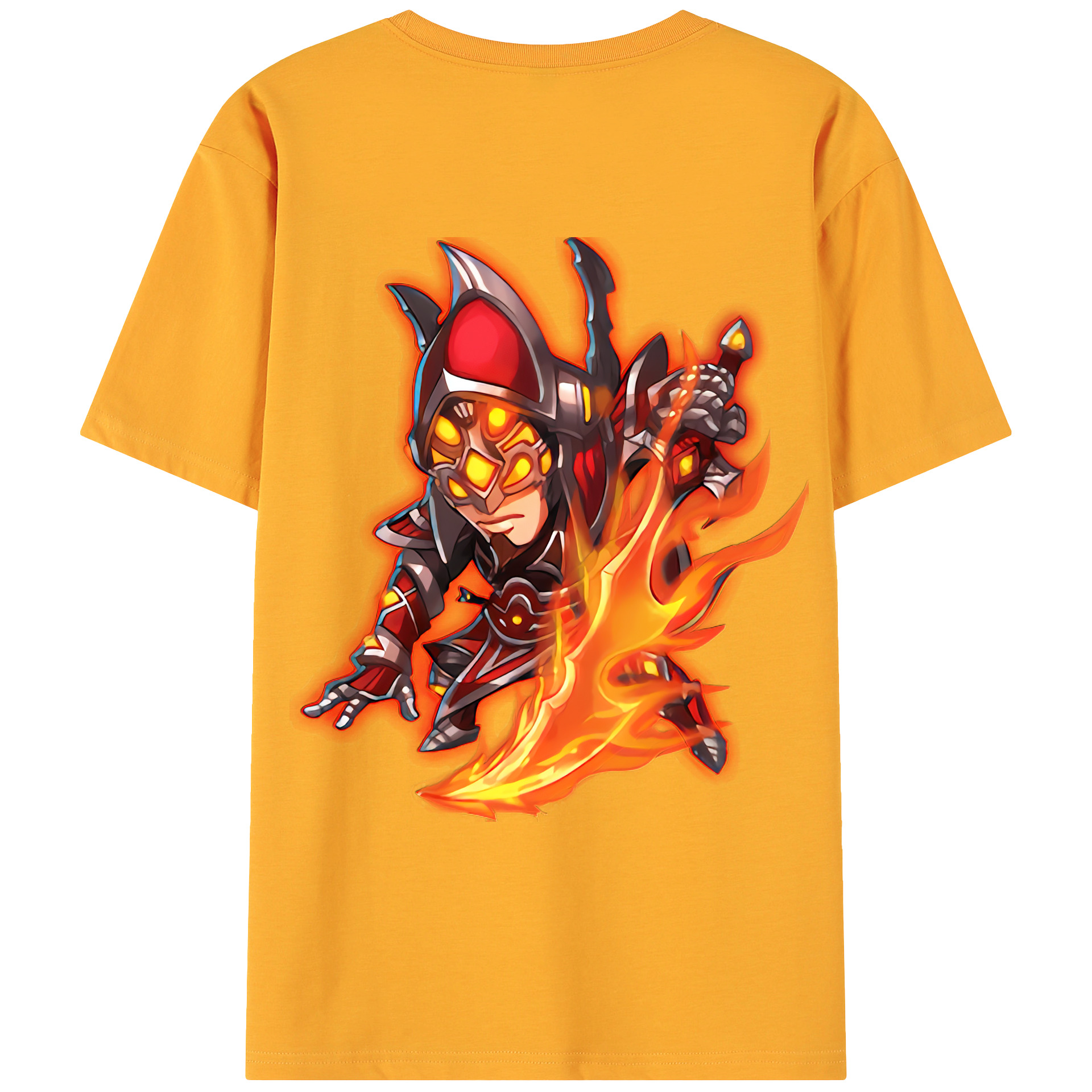 （画像用） リーグ・オブ・レジェンド League of Legends LOL 綿100％ メンズ半袖Tシャツ（バックプリント） 通気性