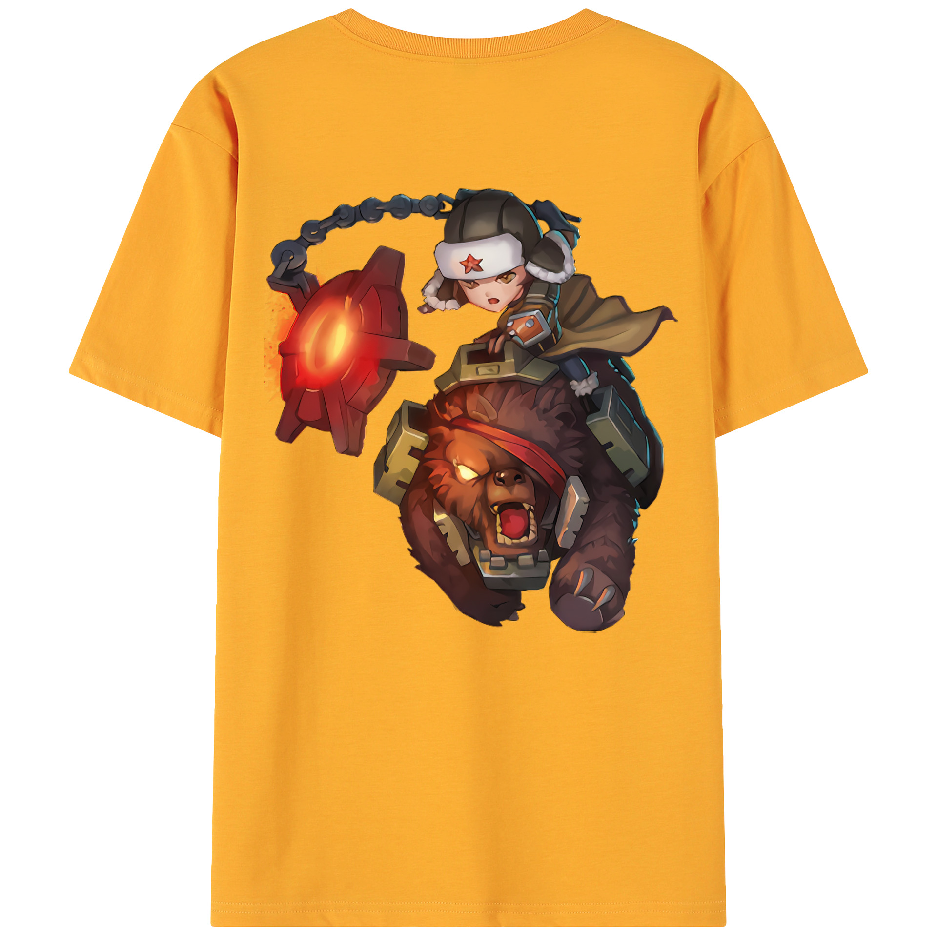 （画像用） リーグ・オブ・レジェンド League of Legends LOL 綿100％ メンズ半袖Tシャツ（バックプリント） 通気性
