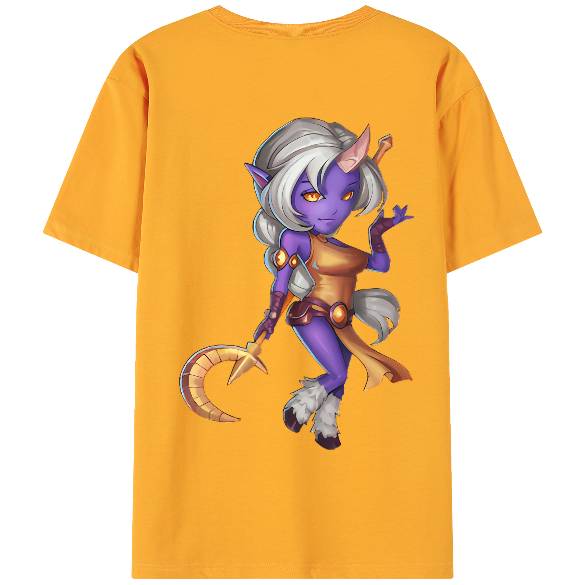 （画像用） リーグ・オブ・レジェンド League of Legends LOL 綿100％ メンズ半袖Tシャツ（バックプリント） 通気性
