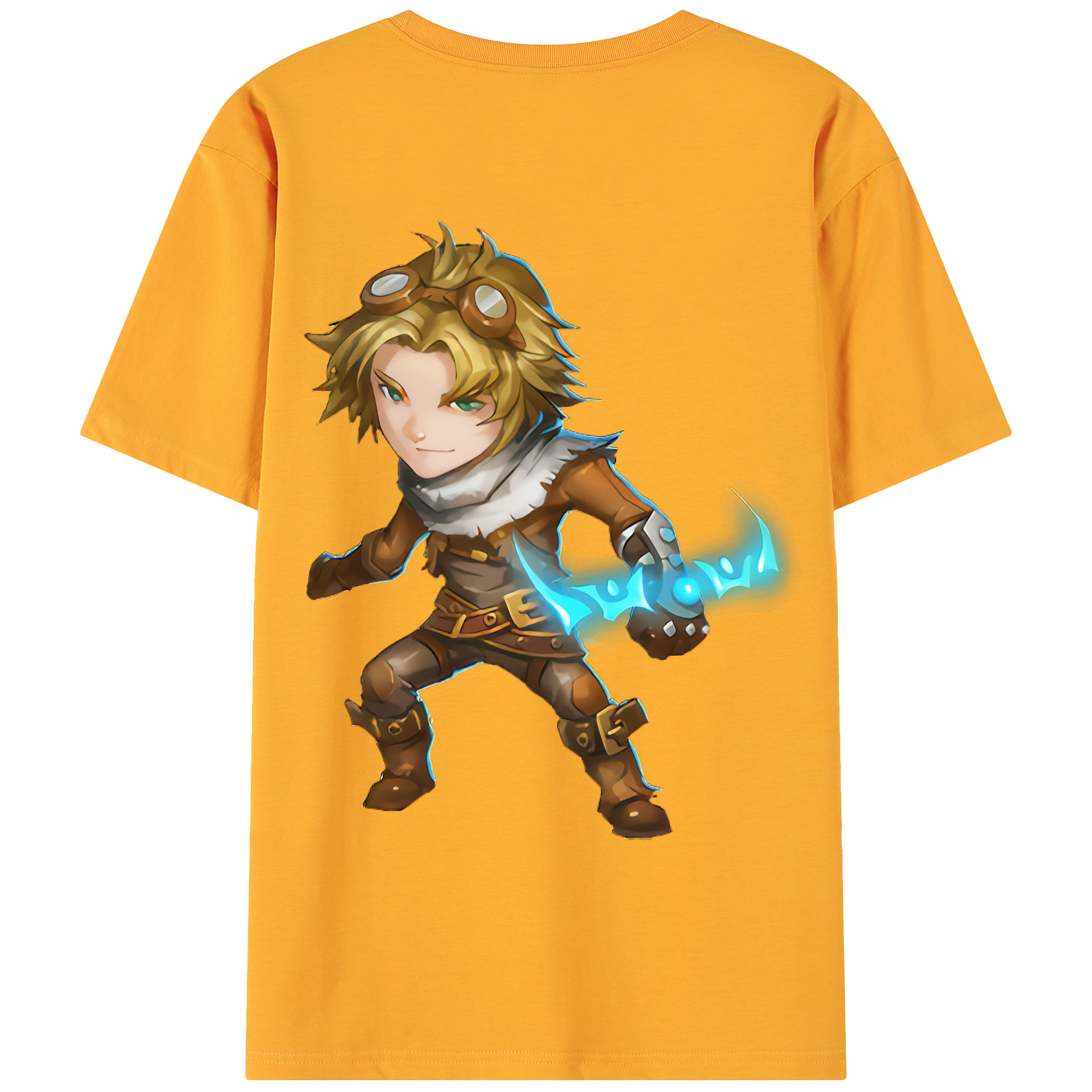 （画像用） リーグ・オブ・レジェンド League of Legends LOL 綿100％ メンズ半袖Tシャツ（バックプリント） 通気性