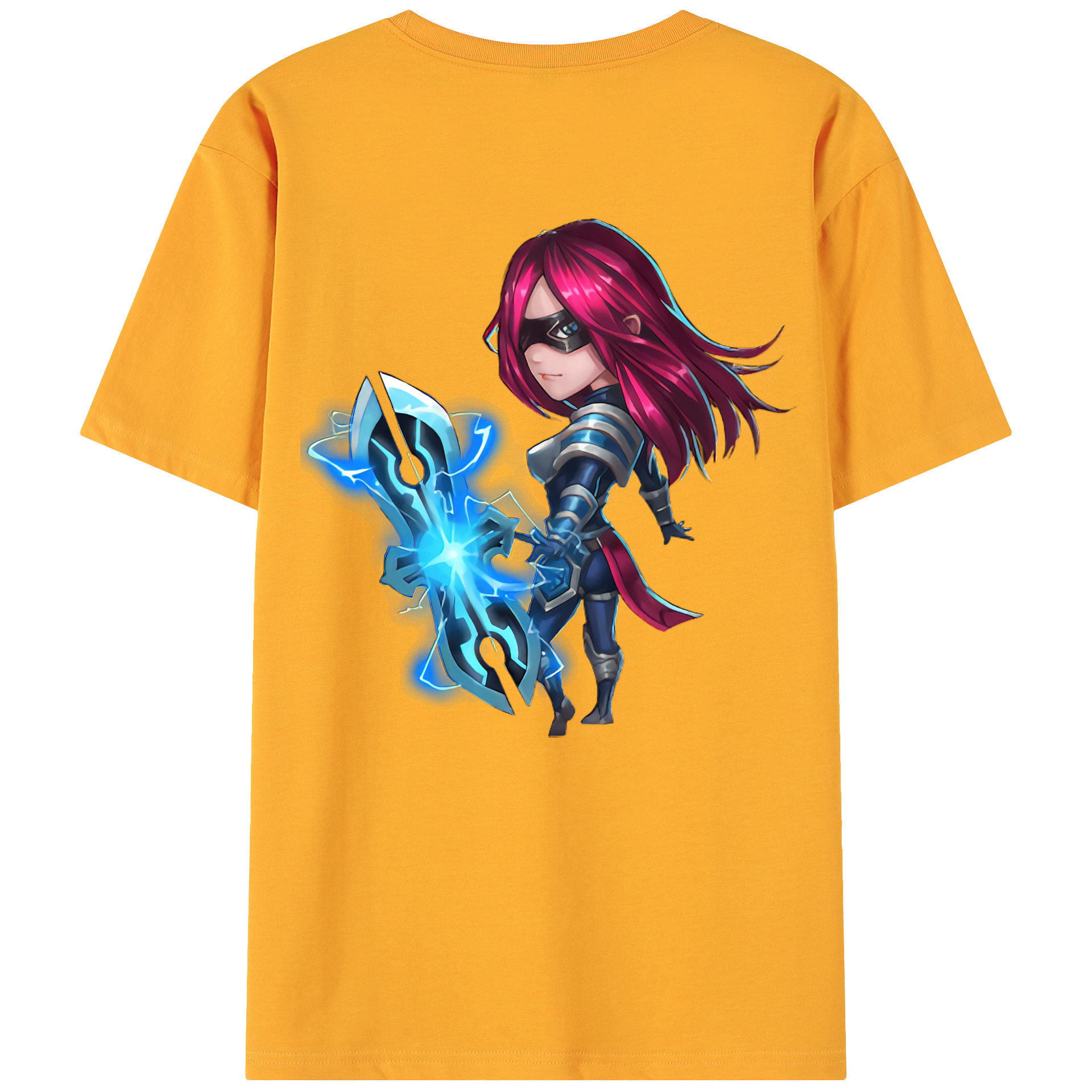 （画像用） リーグ・オブ・レジェンド League of Legends LOL 綿100％ メンズ半袖Tシャツ（バックプリント） 通気性